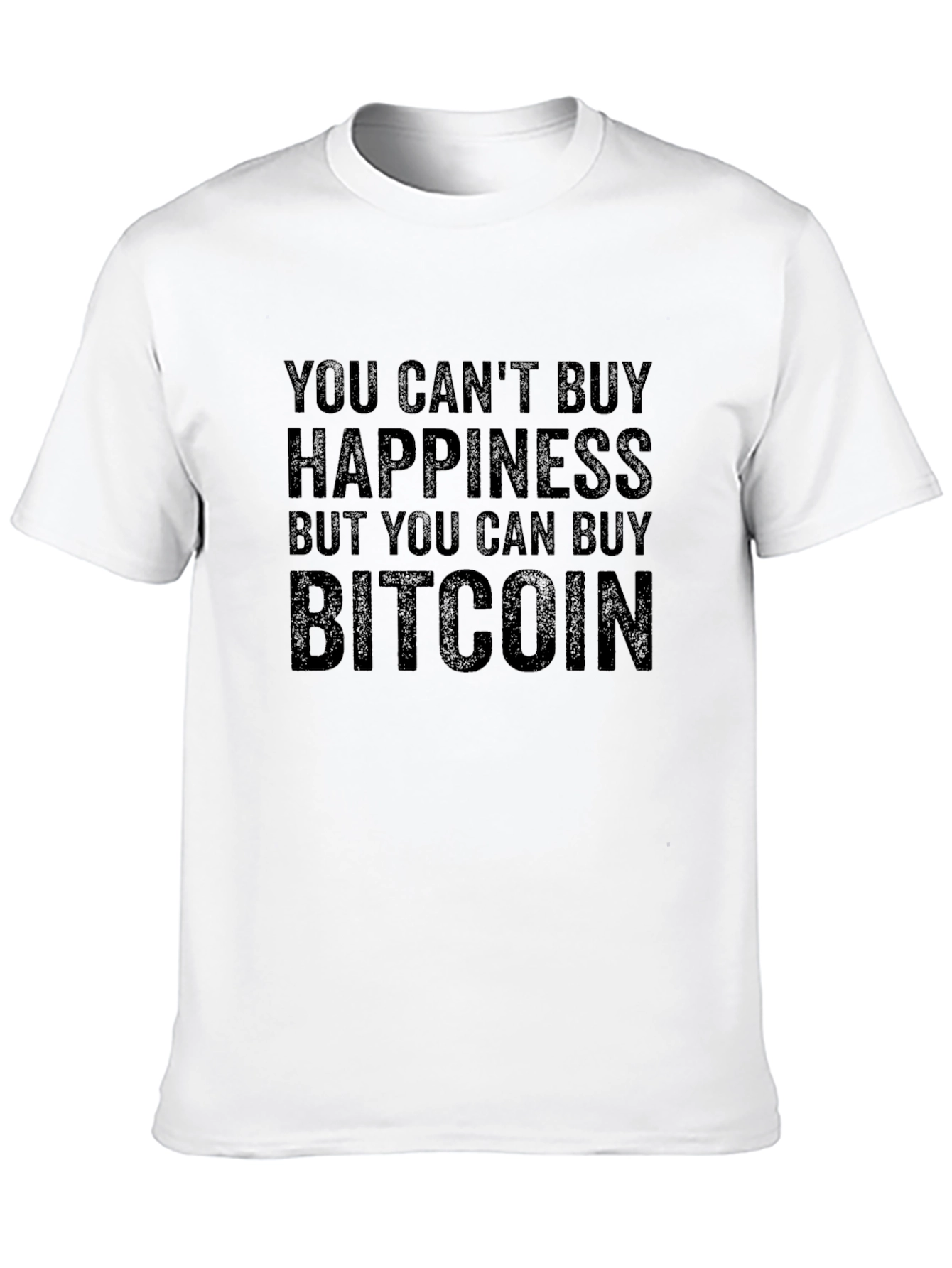 Bitcoin Happiness Graphic Tee - Black