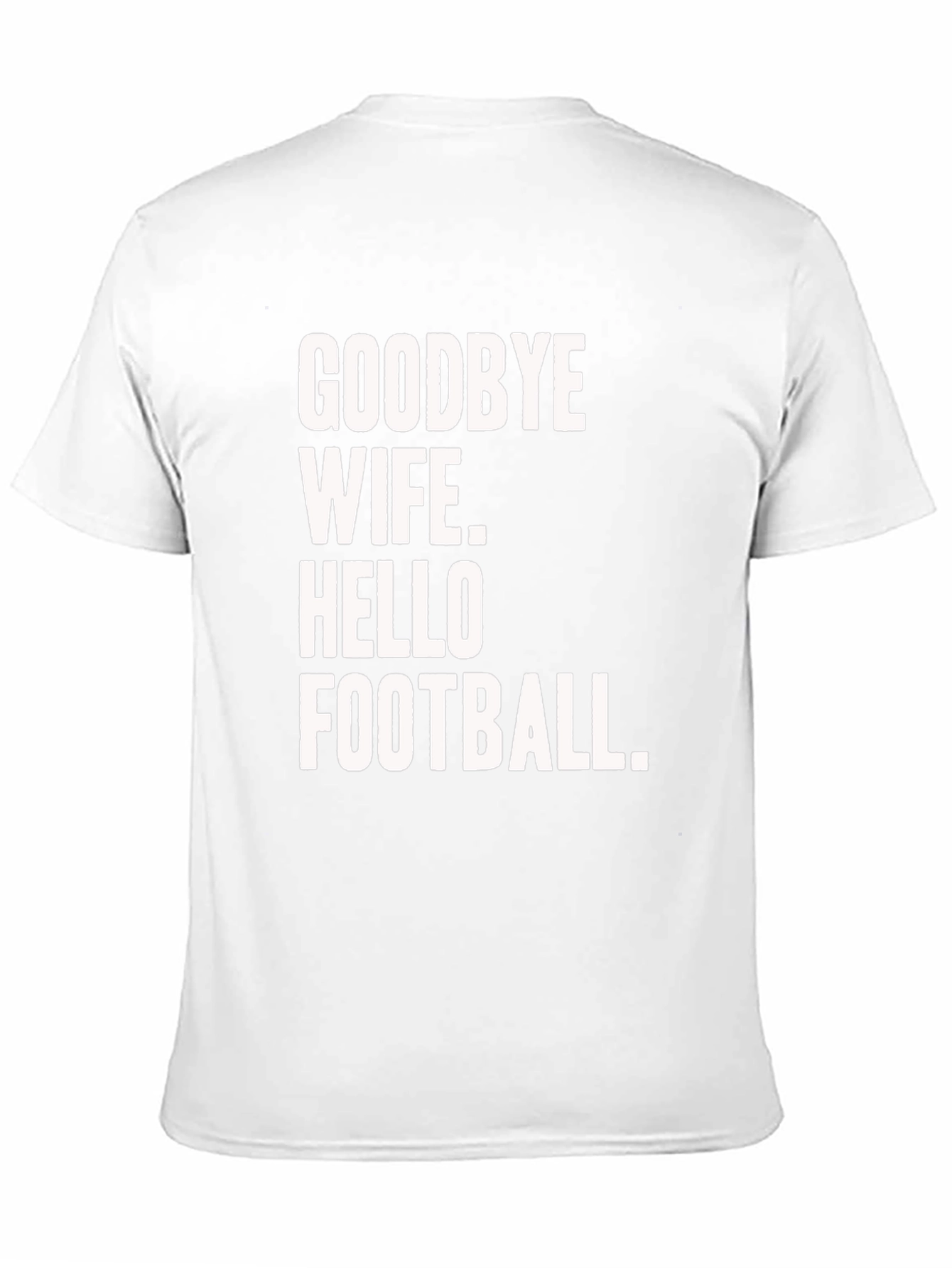 Goodbye Wife Hello Football Black Graphic Tee