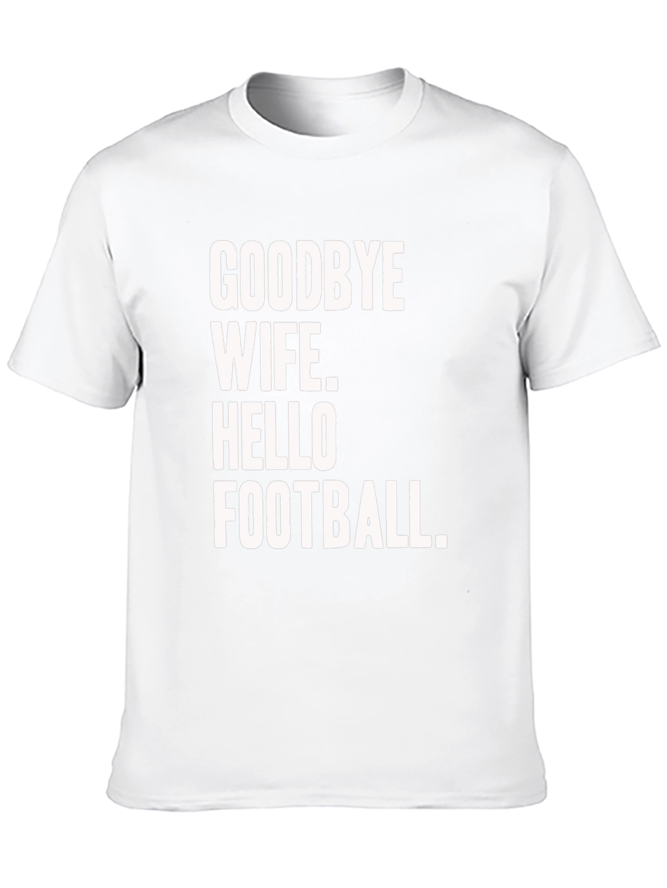 Goodbye Wife Hello Football Black Graphic Tee