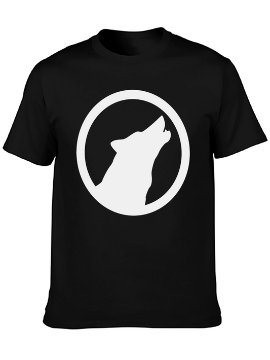 Wolf Howl Black T-Shirt - Graphic Tee