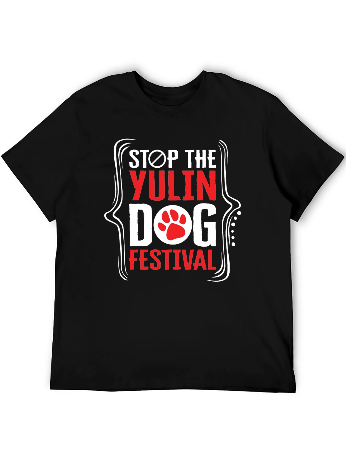 Stop the Yulin Dog Festival Graphic T-Shirt