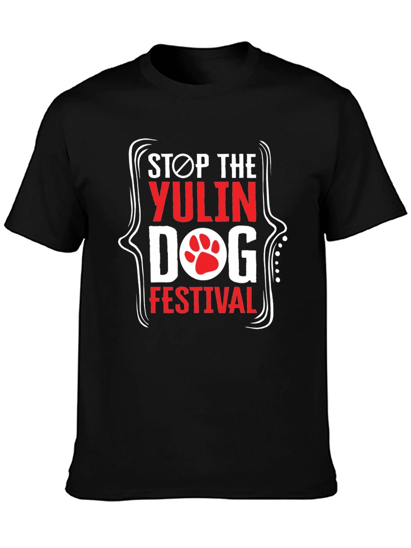 Stop the Yulin Dog Festival Graphic T-Shirt
