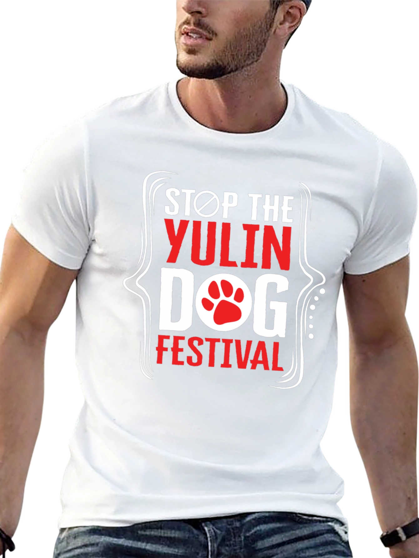 Stop the Yulin Dog Festival Graphic T-Shirt