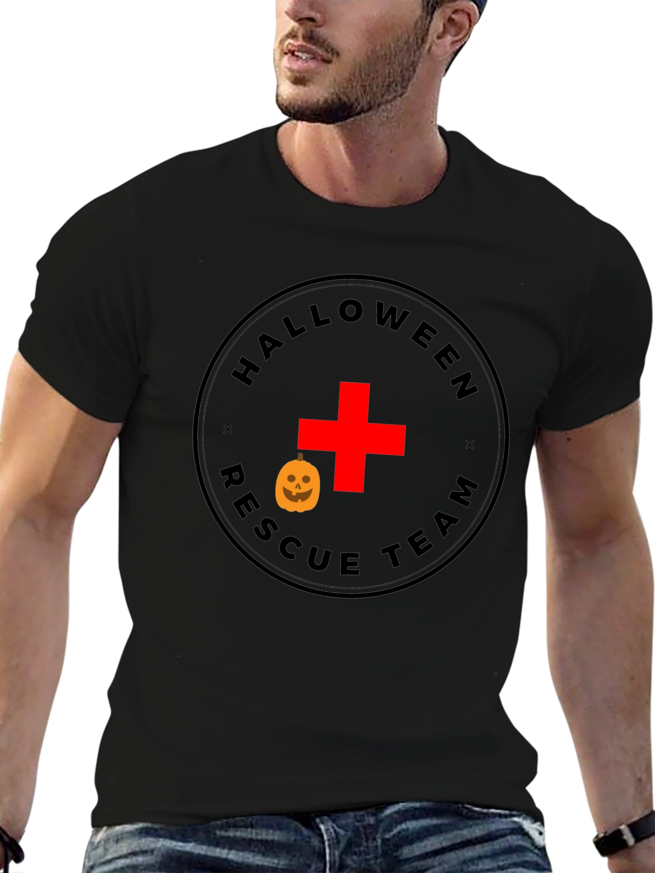 Halloween Rescue Team Graphic Tee