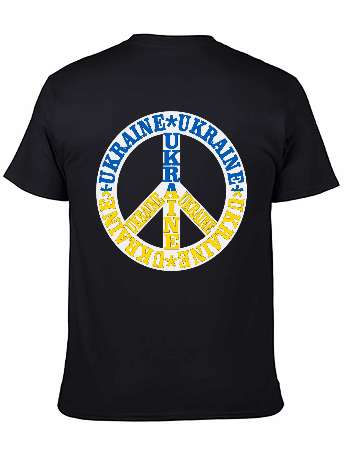 Ukraine Peace Sign Graphic Tee - Stand with Ukraine