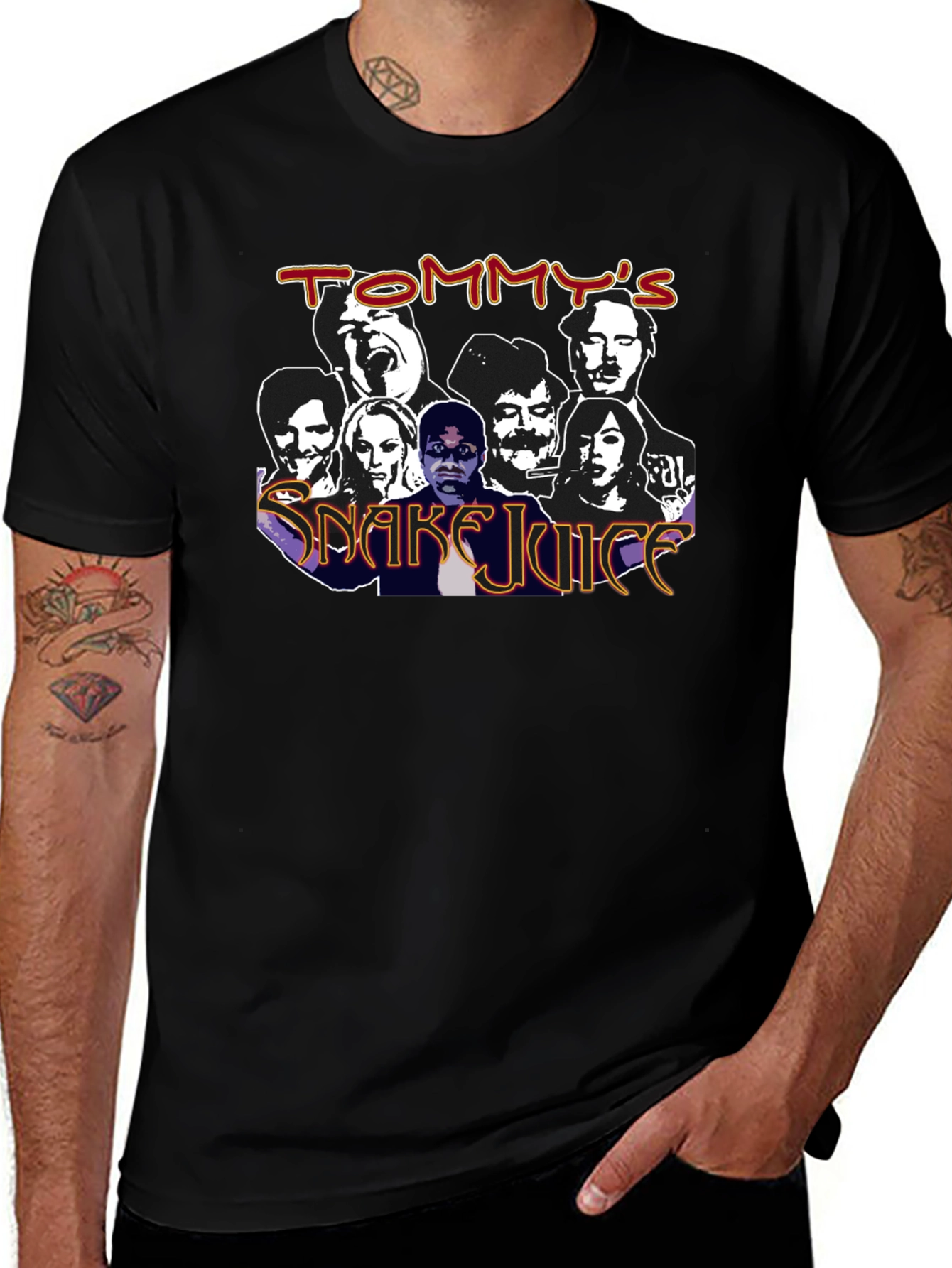 Tommys Snake Juice Graphic T-Shirt