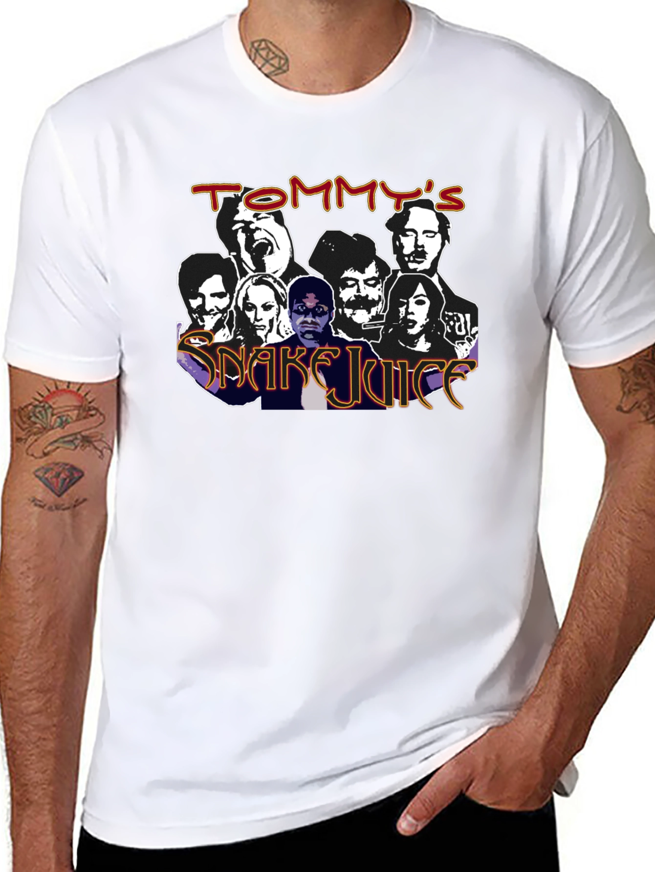 Tommys Snake Juice Graphic T-Shirt
