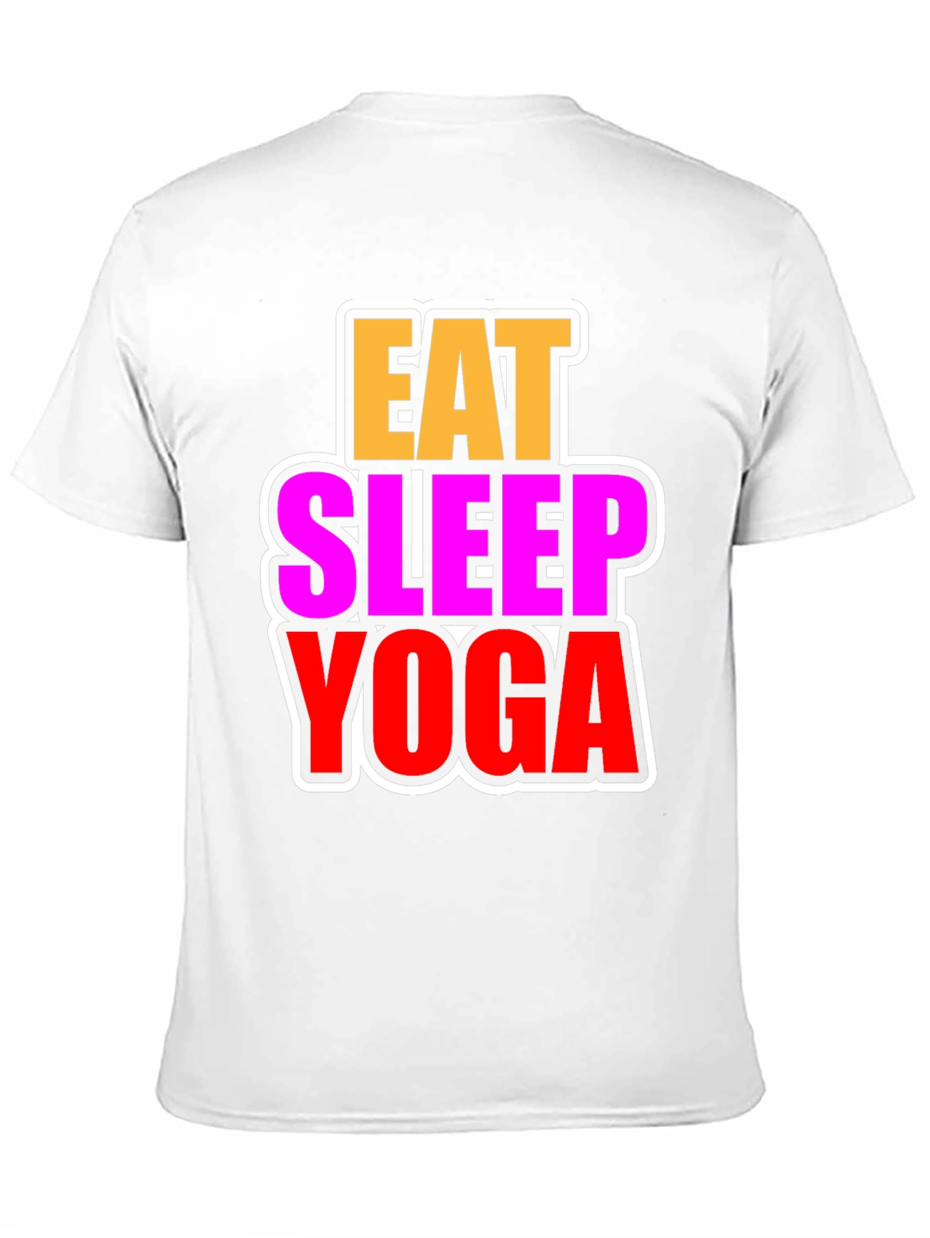 Eat Sleep Yoga Graphic T-Shirt - Fitness & Wellness