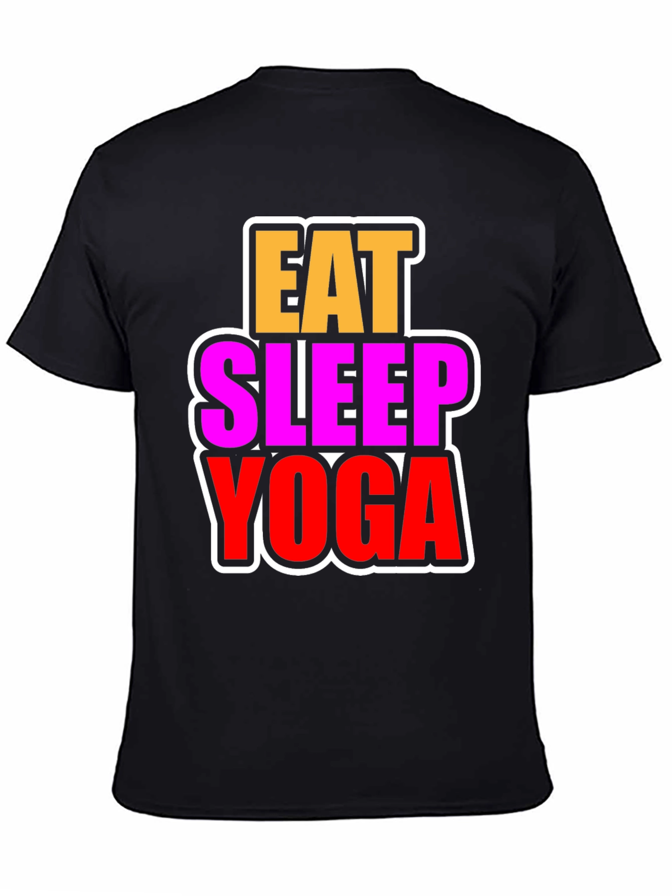 Eat Sleep Yoga Graphic T-Shirt - Fitness & Wellness
