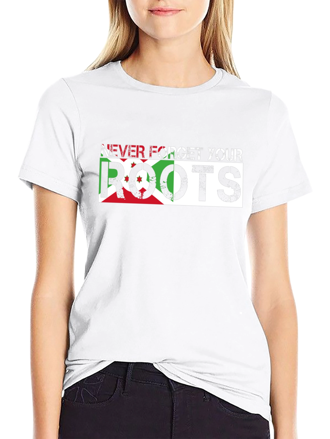 Never Forget Your Roots Burundi Flag T-Shirt