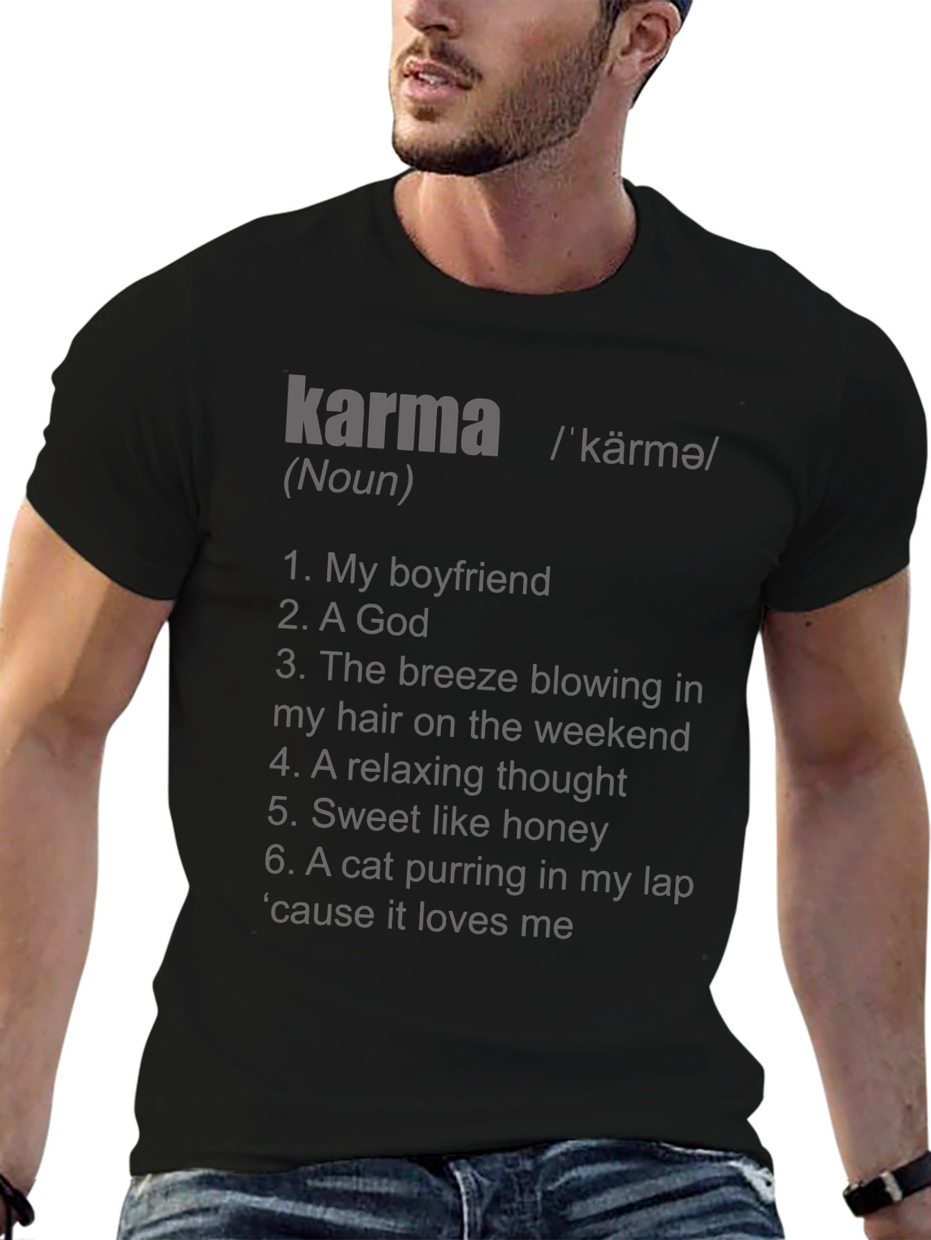 Karma Definition T-Shirt - Unisex Soft Cotton Tee