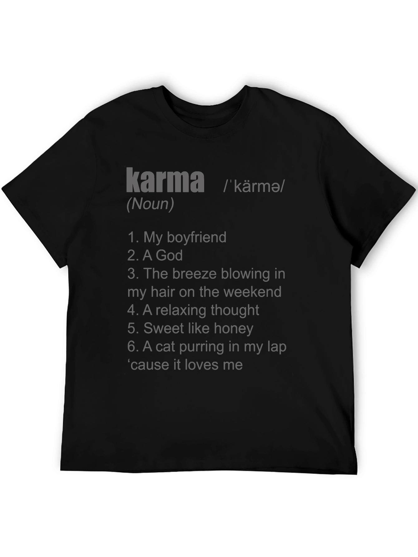 Karma Definition T-Shirt - Unisex Soft Cotton Tee
