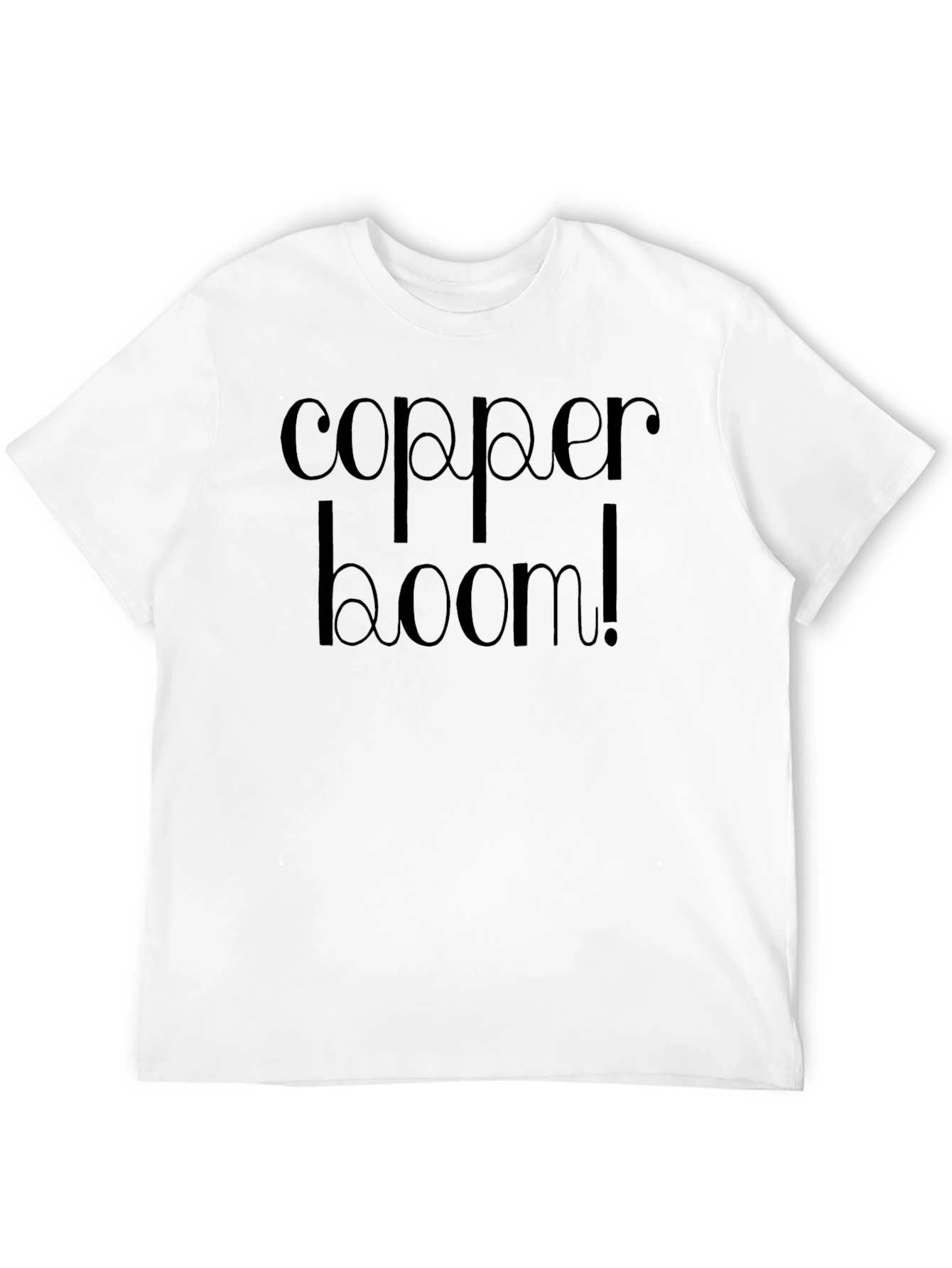 Copper Boom! Black Graphic Tee