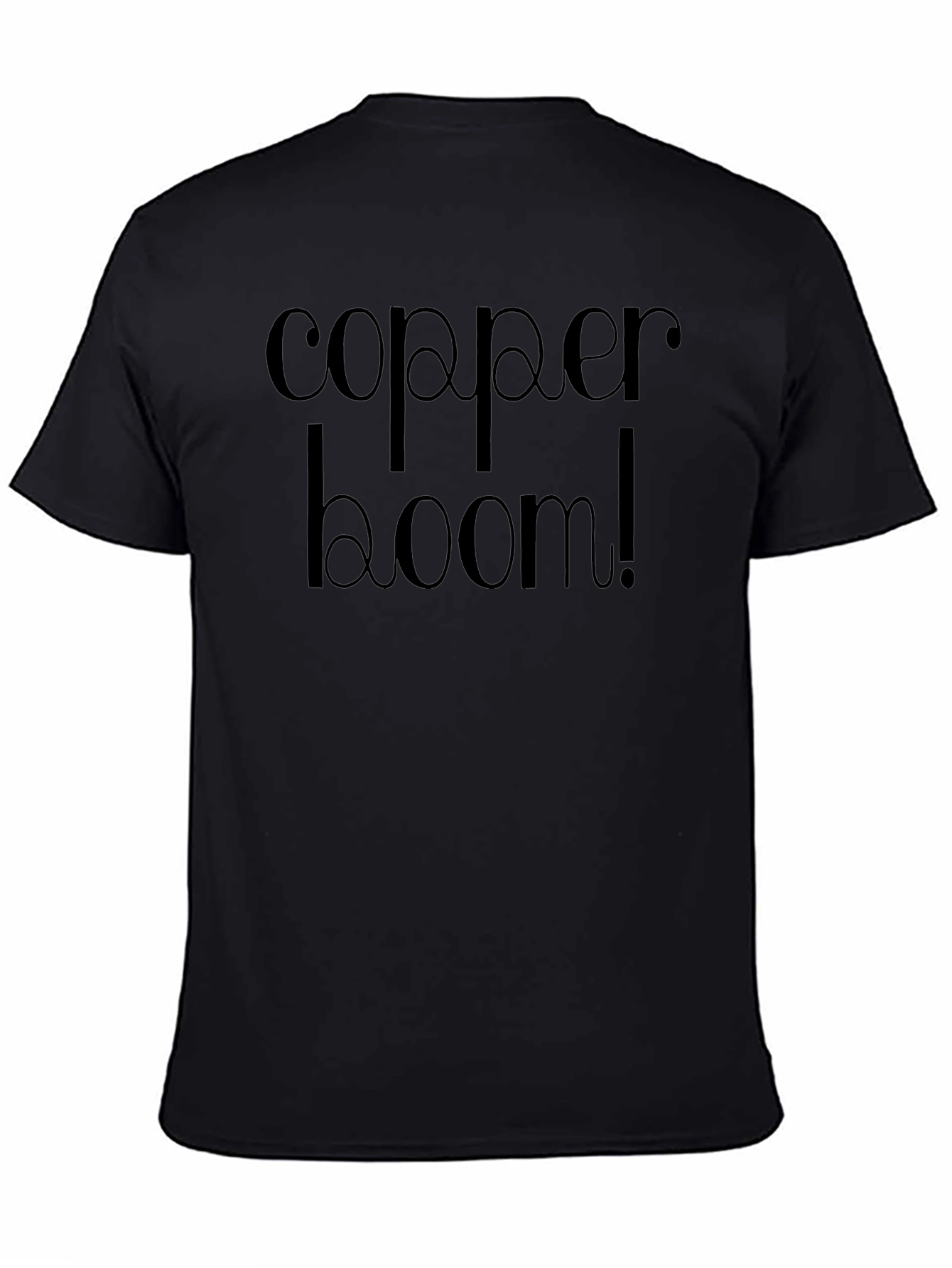 Copper Boom! Black Graphic Tee