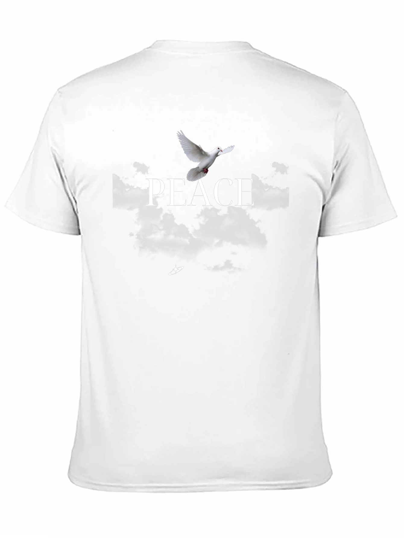 Peace Dove Graphic Tee - Mens Black T-Shirt