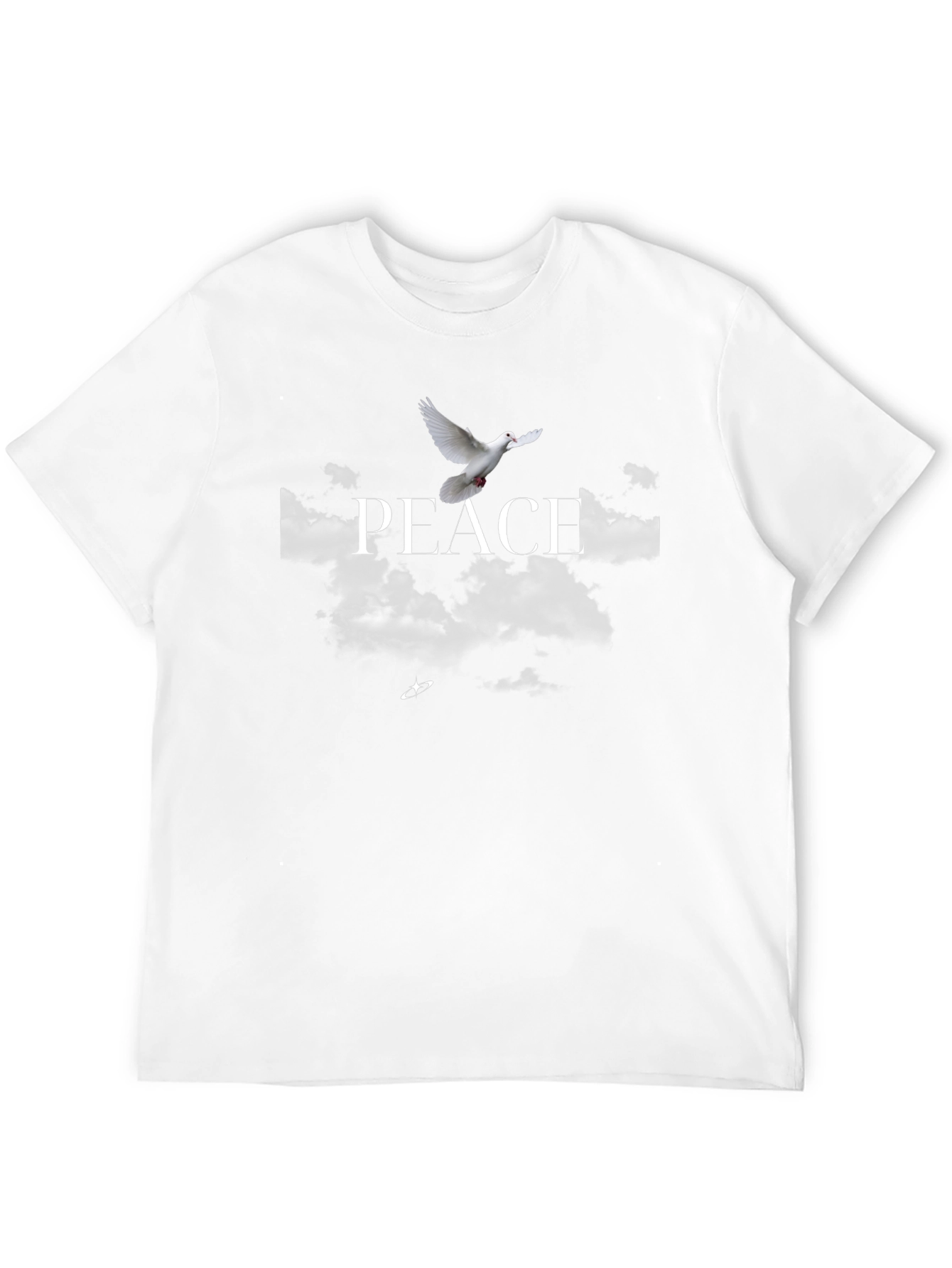 Peace Dove Graphic Tee - Mens Black T-Shirt