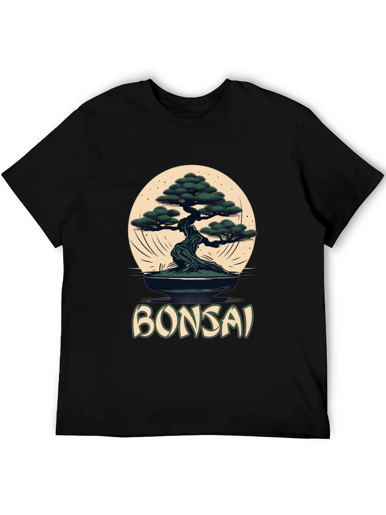 Bonsai Tree Graphic Tee - Zen Style