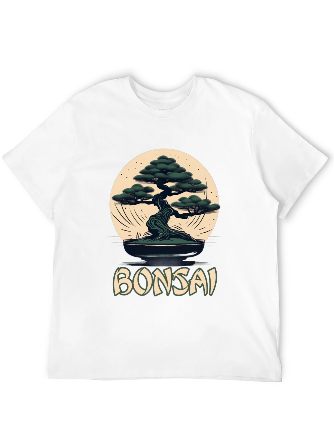 Bonsai Tree Graphic Tee - Zen Style