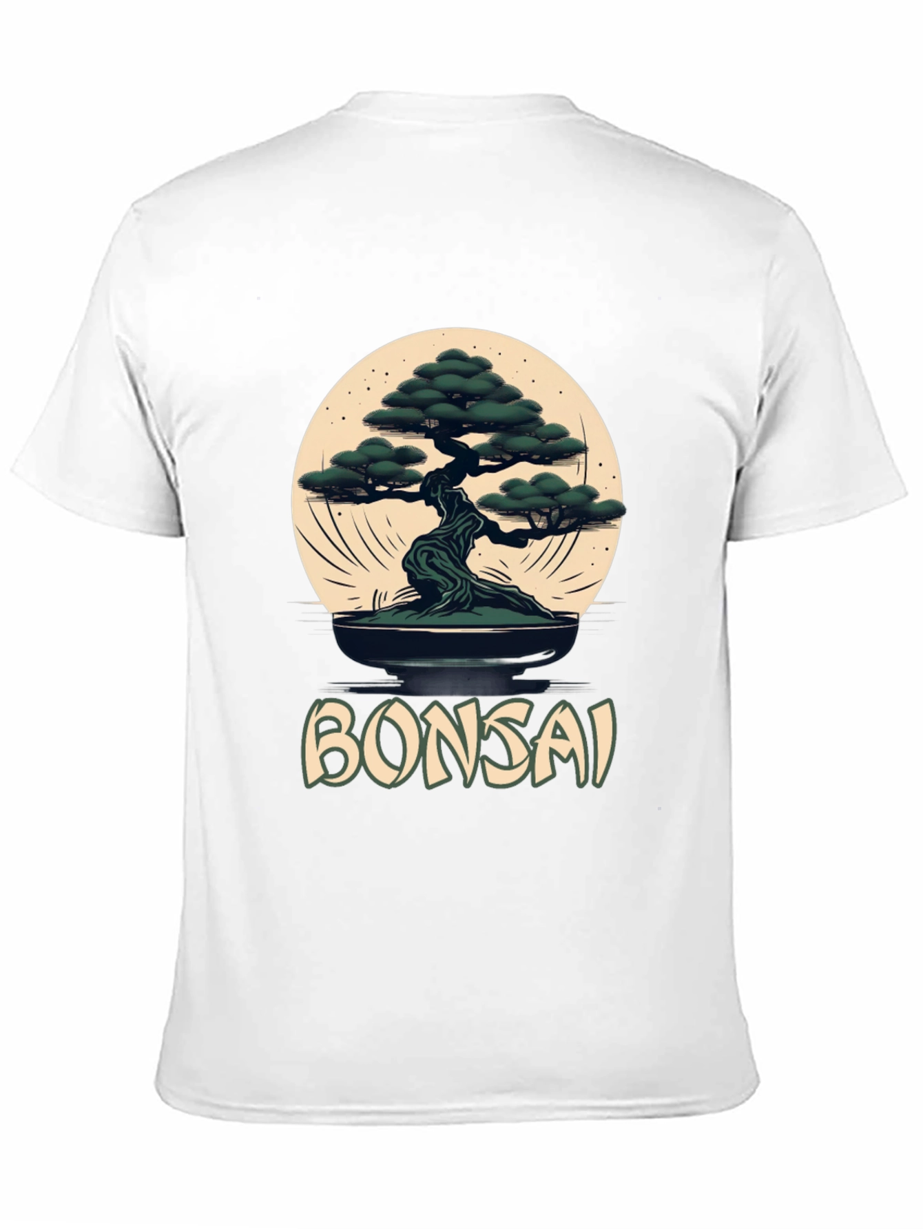 Bonsai Tree Graphic Tee - Zen Style