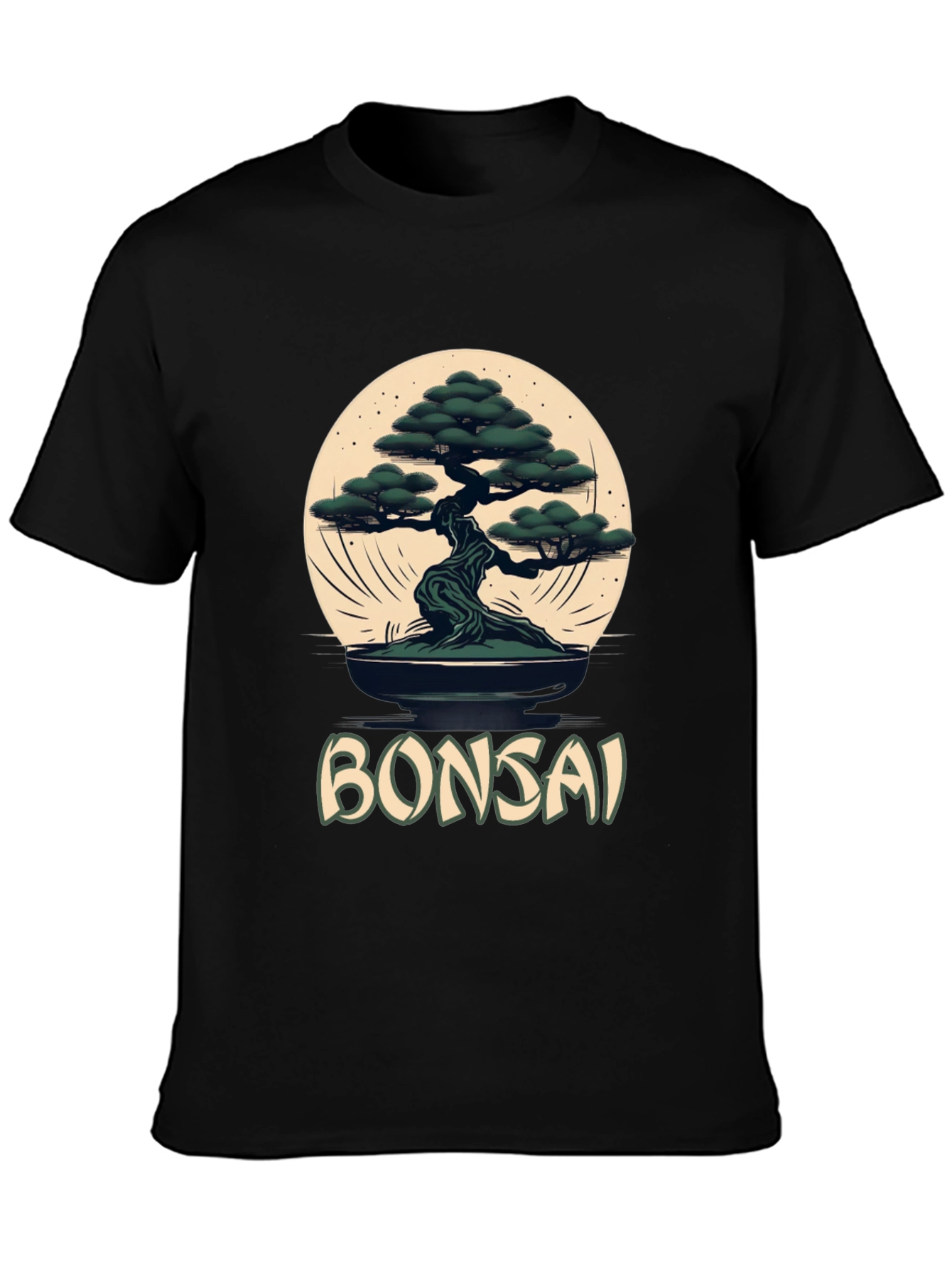 Bonsai Tree Graphic Tee - Zen Style
