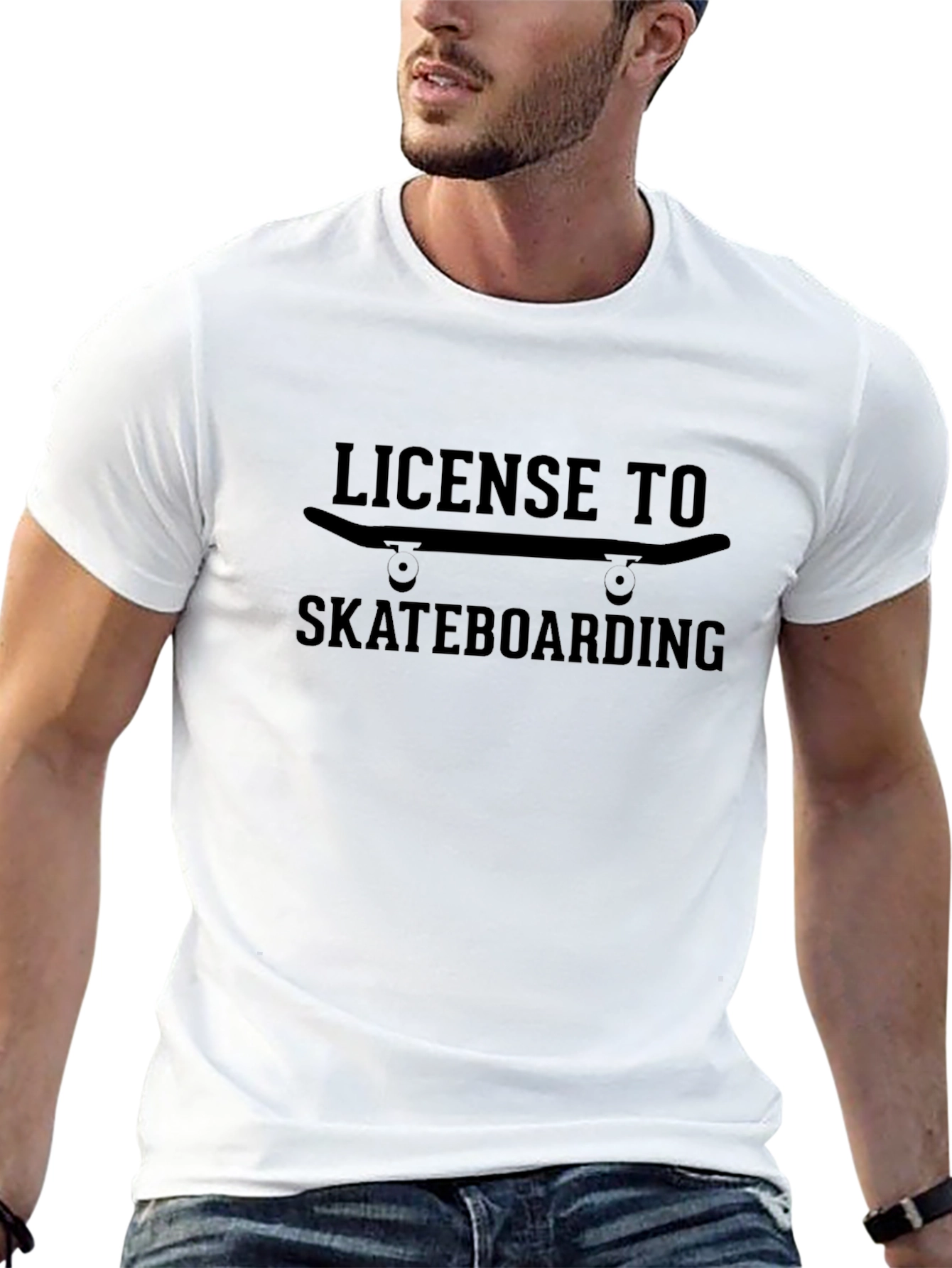 License To Skateboarding Graphic Tee