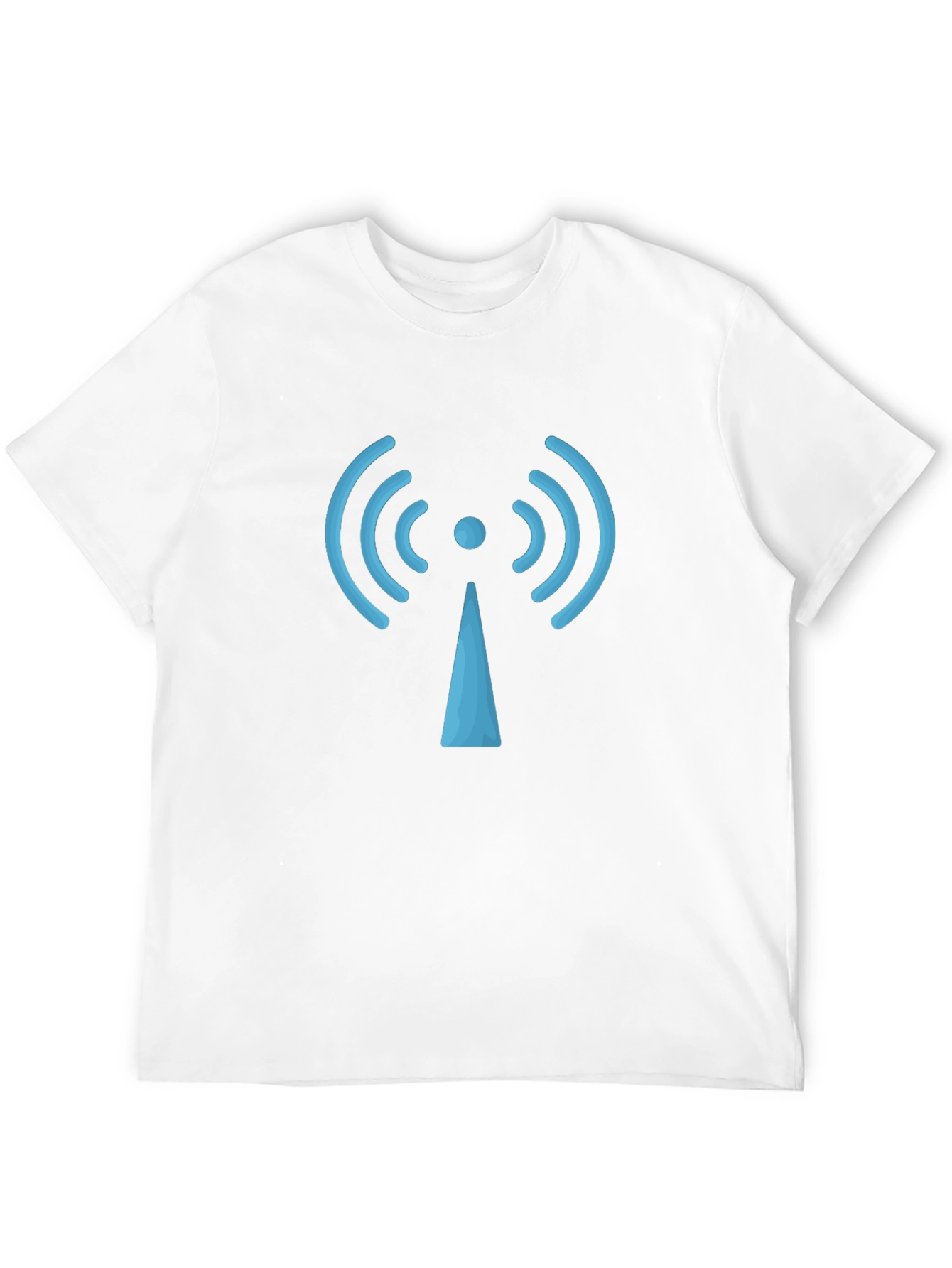 Wireless Signal T-Shirt - Modern Tech Style