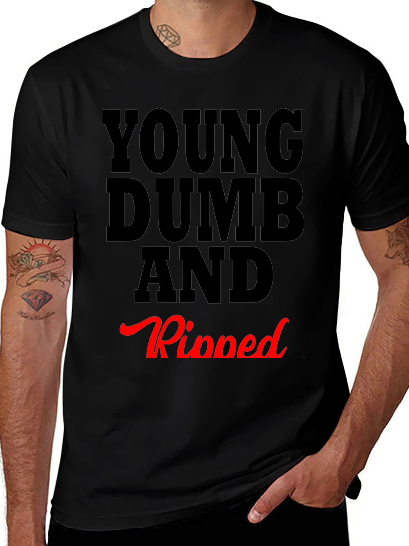 Young Dumb and Ripped Graphic Tee