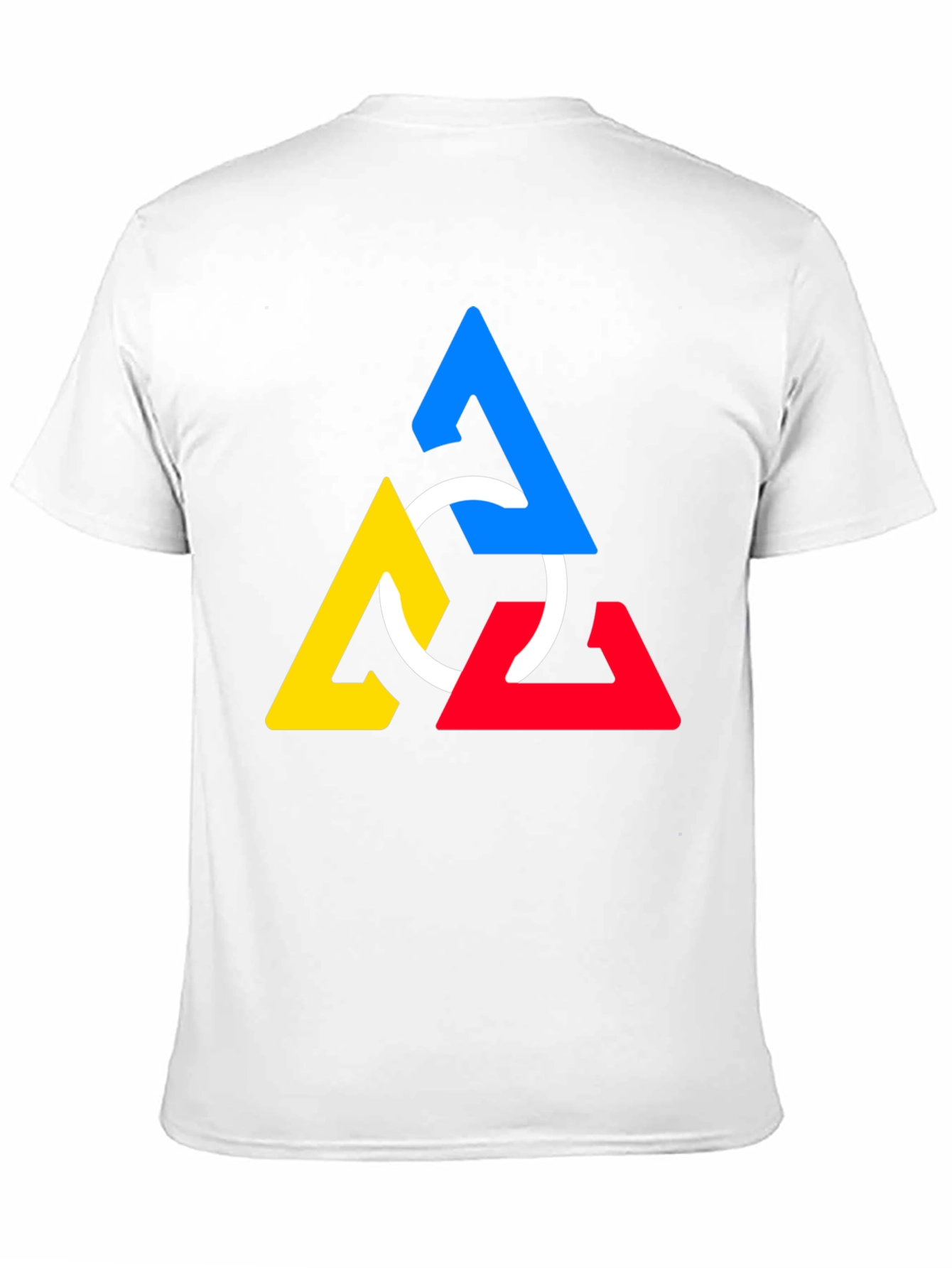 Geometric Triangles T-Shirt - Modern Art Design