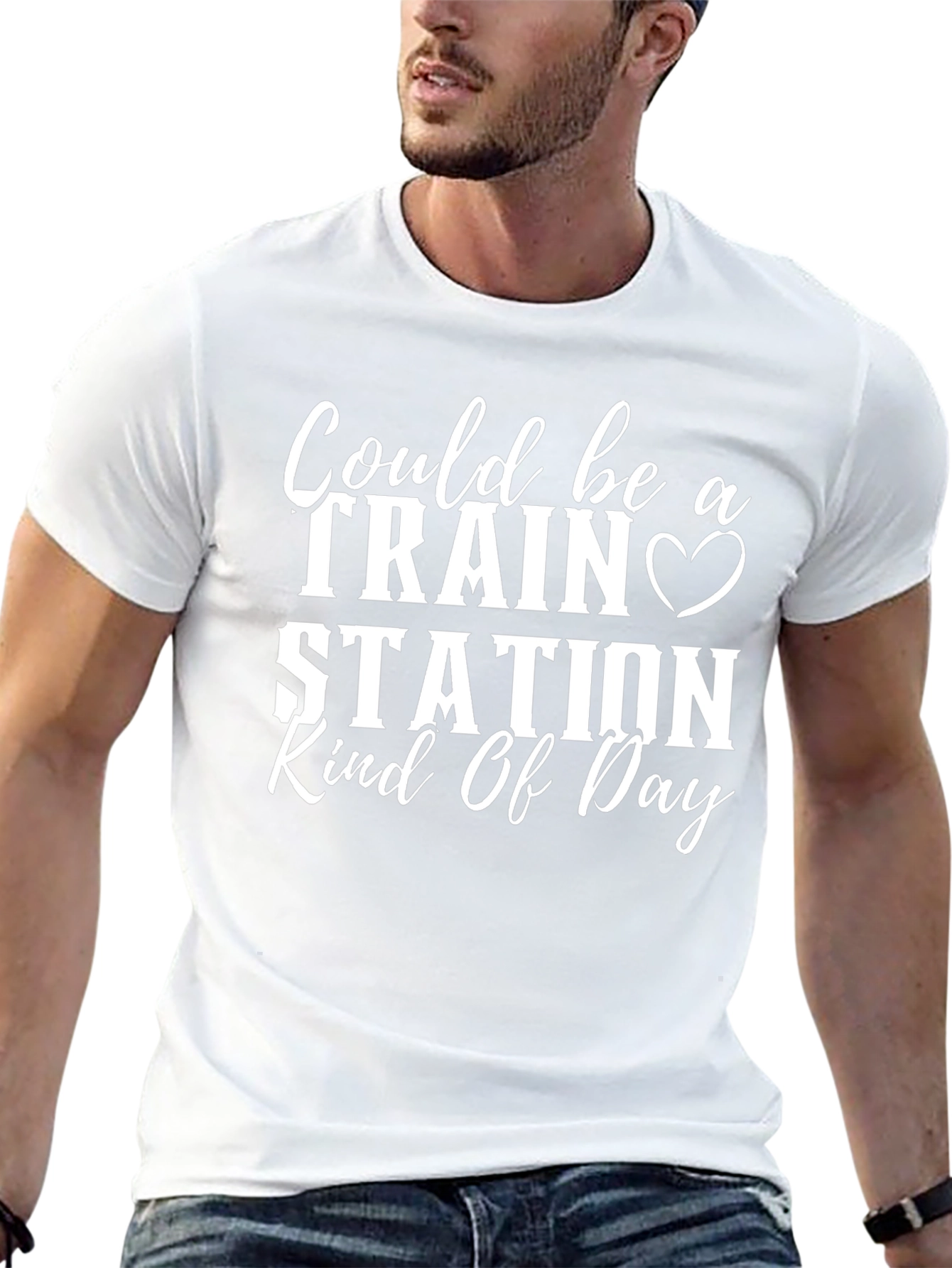 Train Station Kind Of Day Graphic Tee