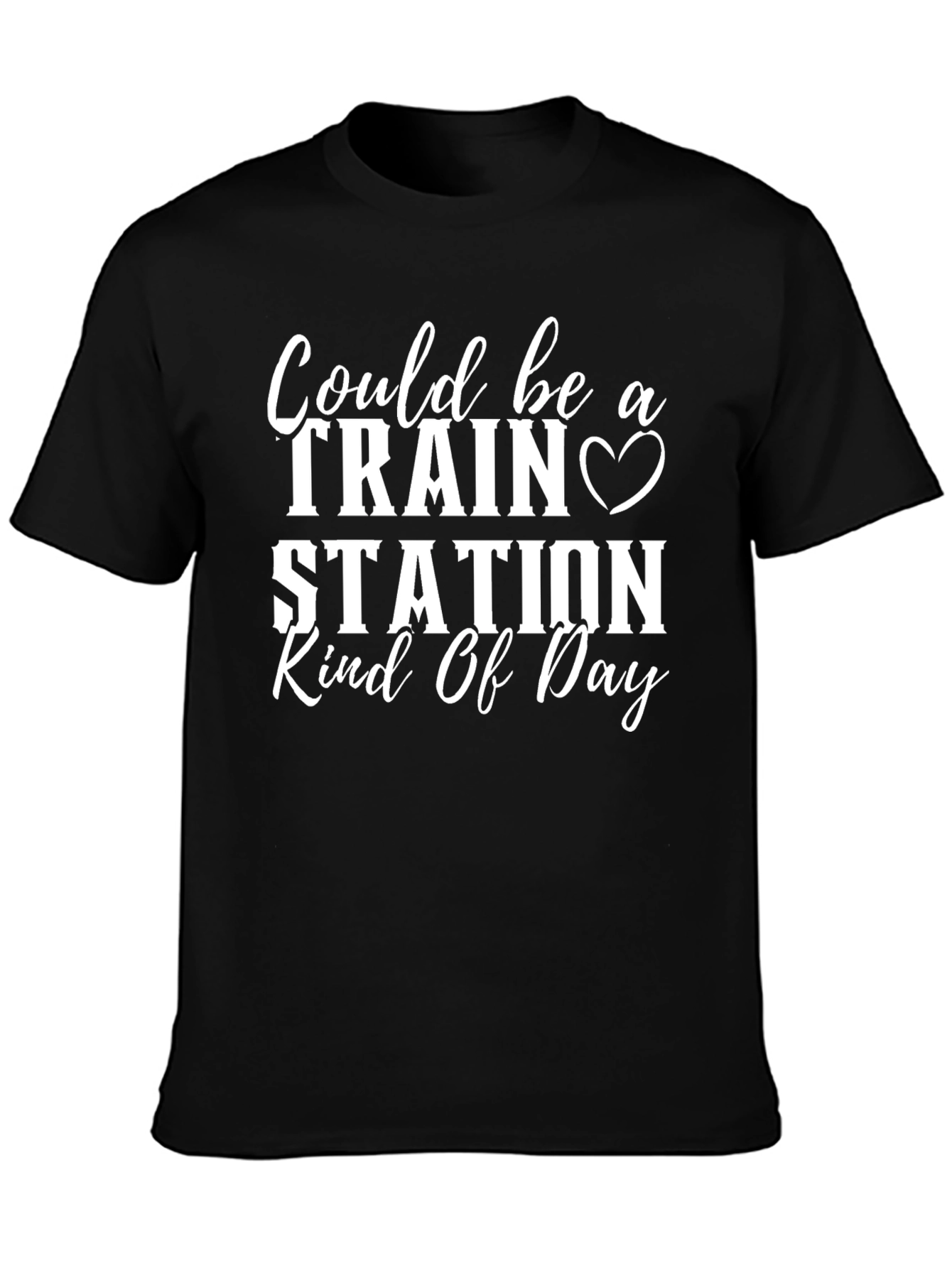 Train Station Kind Of Day Graphic Tee