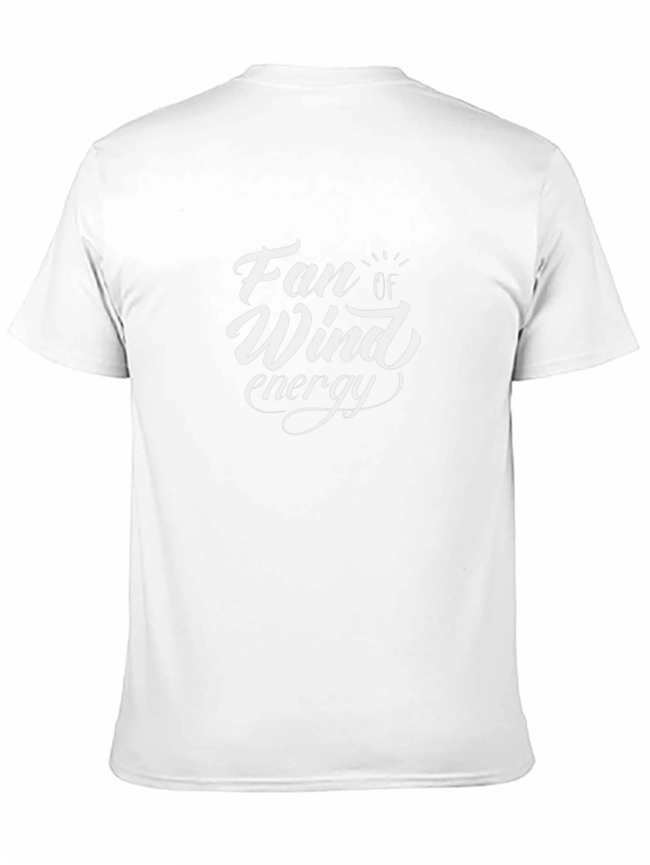 Fan of Wind Energy Black Graphic Tee