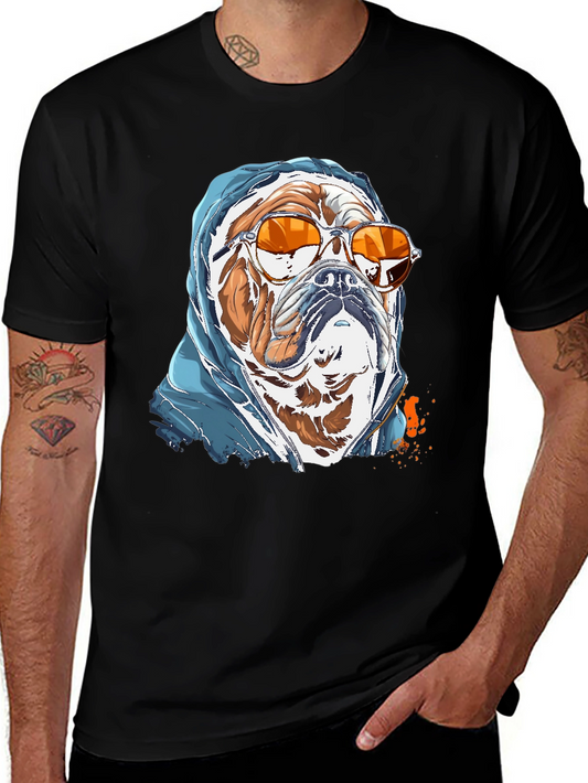 Cool Bulldog T-Shirt - Trendy Dog Graphic Tee