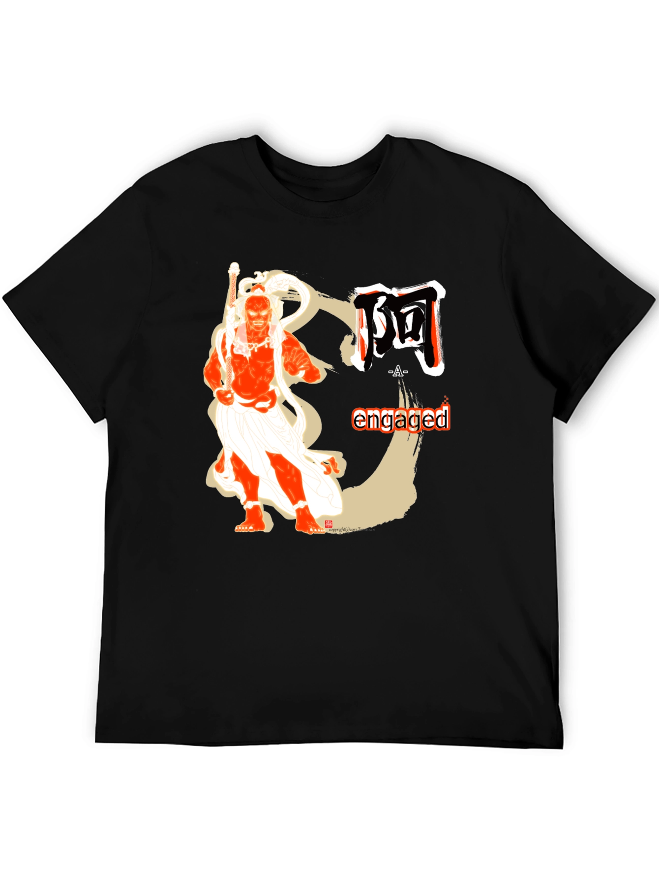 Unique Graphic T-Shirt - Japanese Art Inspired