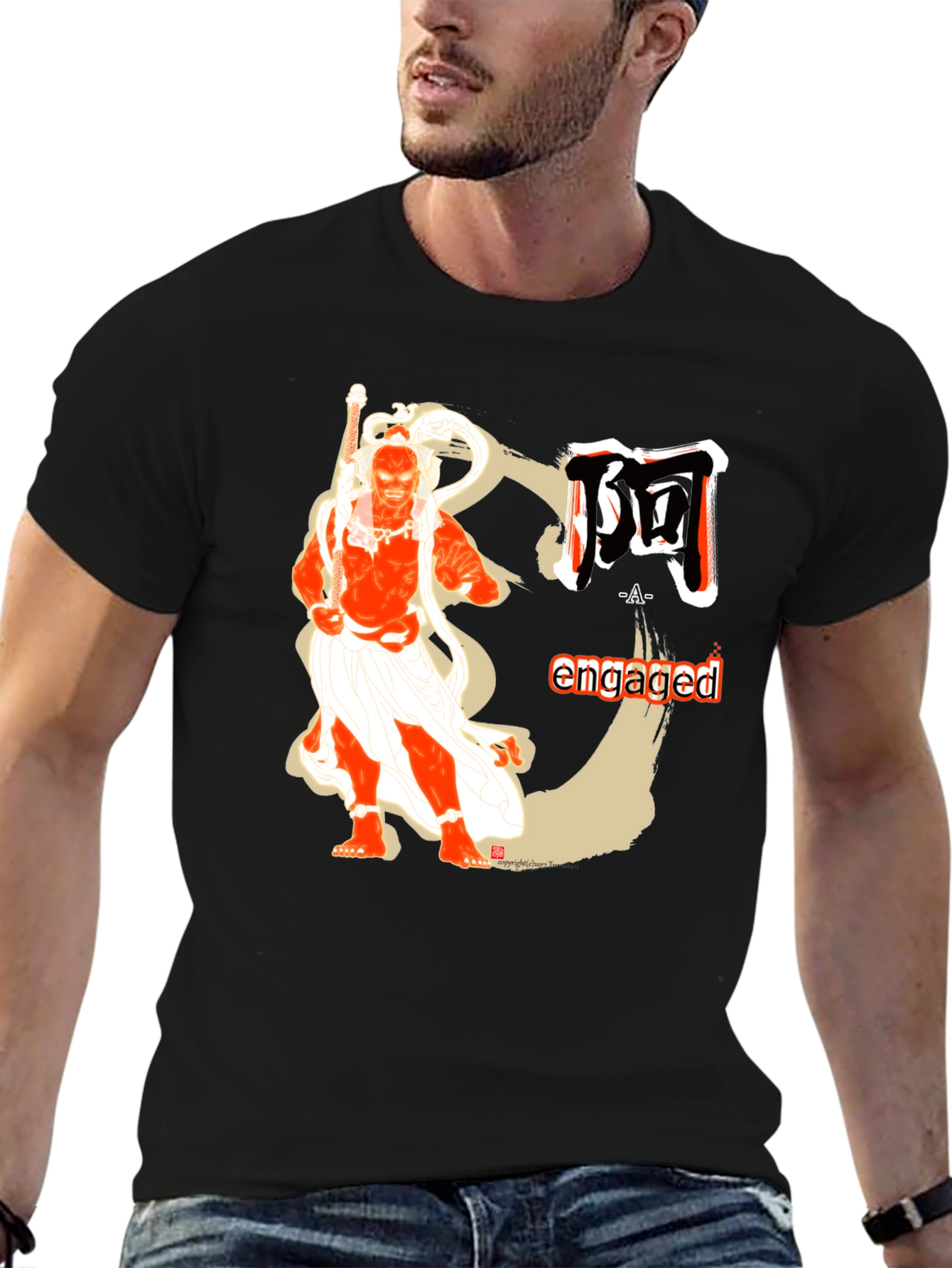 Unique Graphic T-Shirt - Japanese Art Inspired