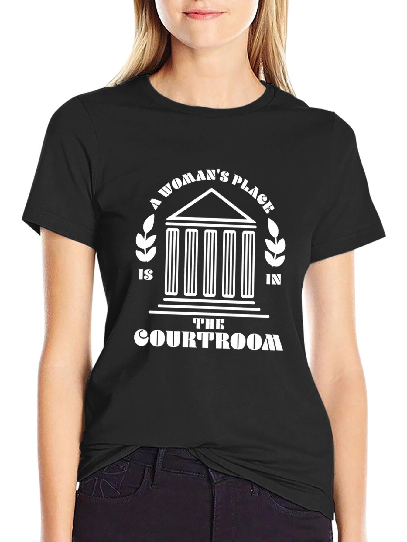 Empowered Womens Courthouse T-Shirt