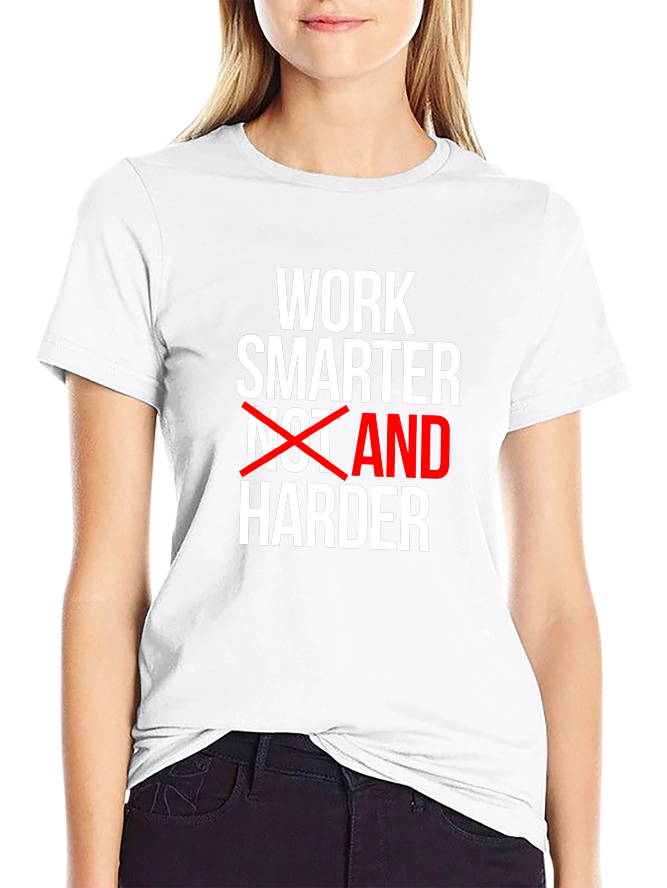 Work Smarter Motivational T-Shirt