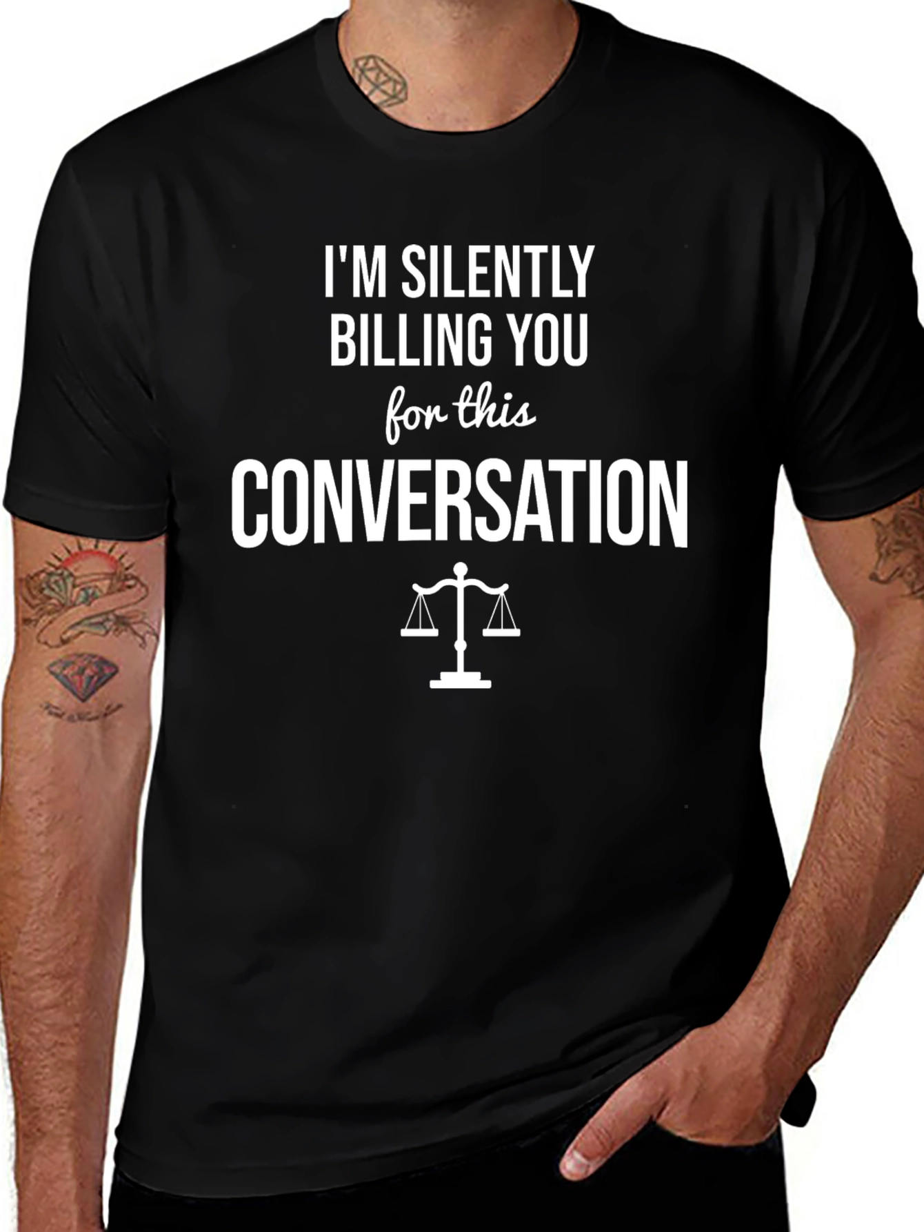 Lawyer Humor T-Shirt - Silently Billing You!