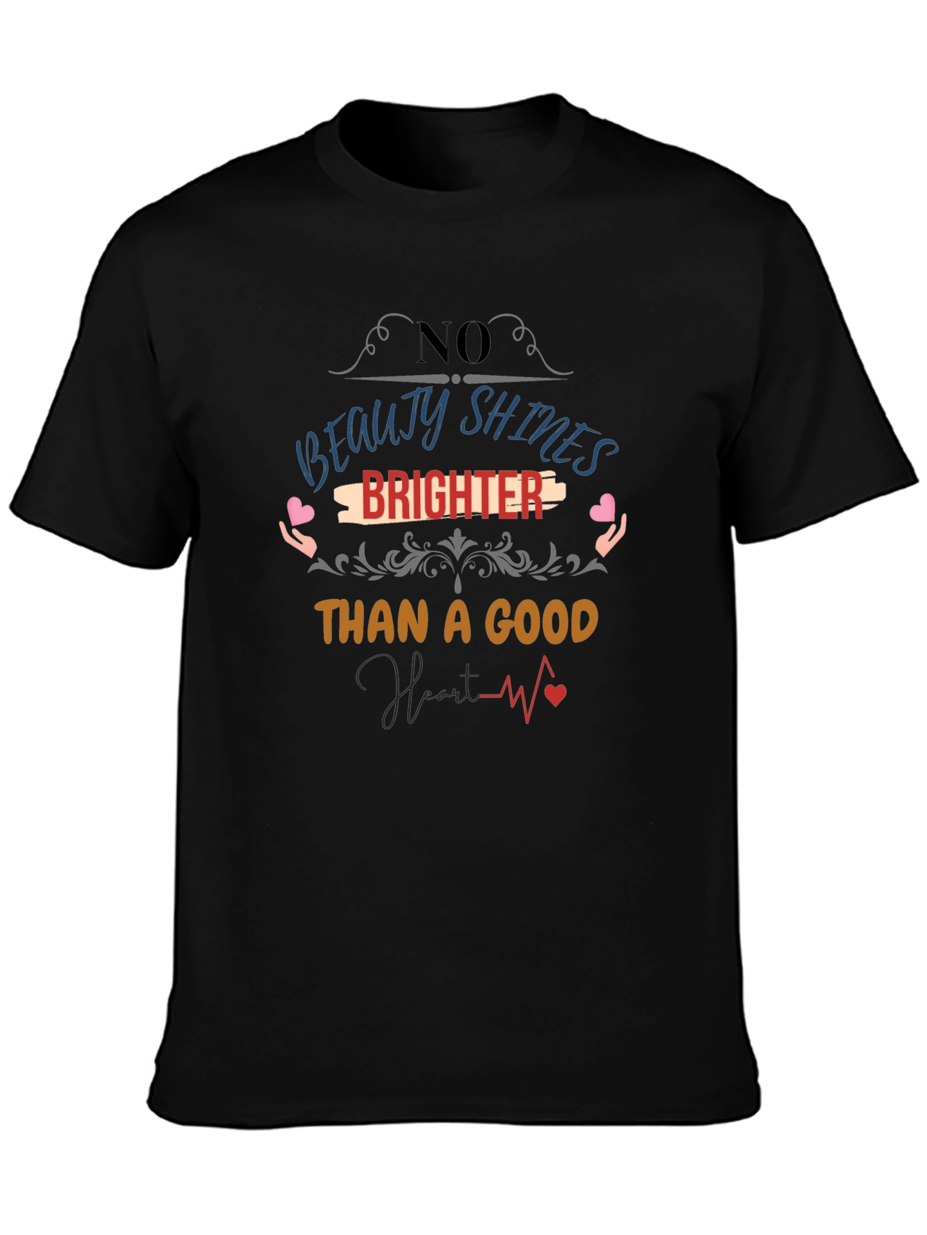 Good Heart Graphic T-Shirt - Black