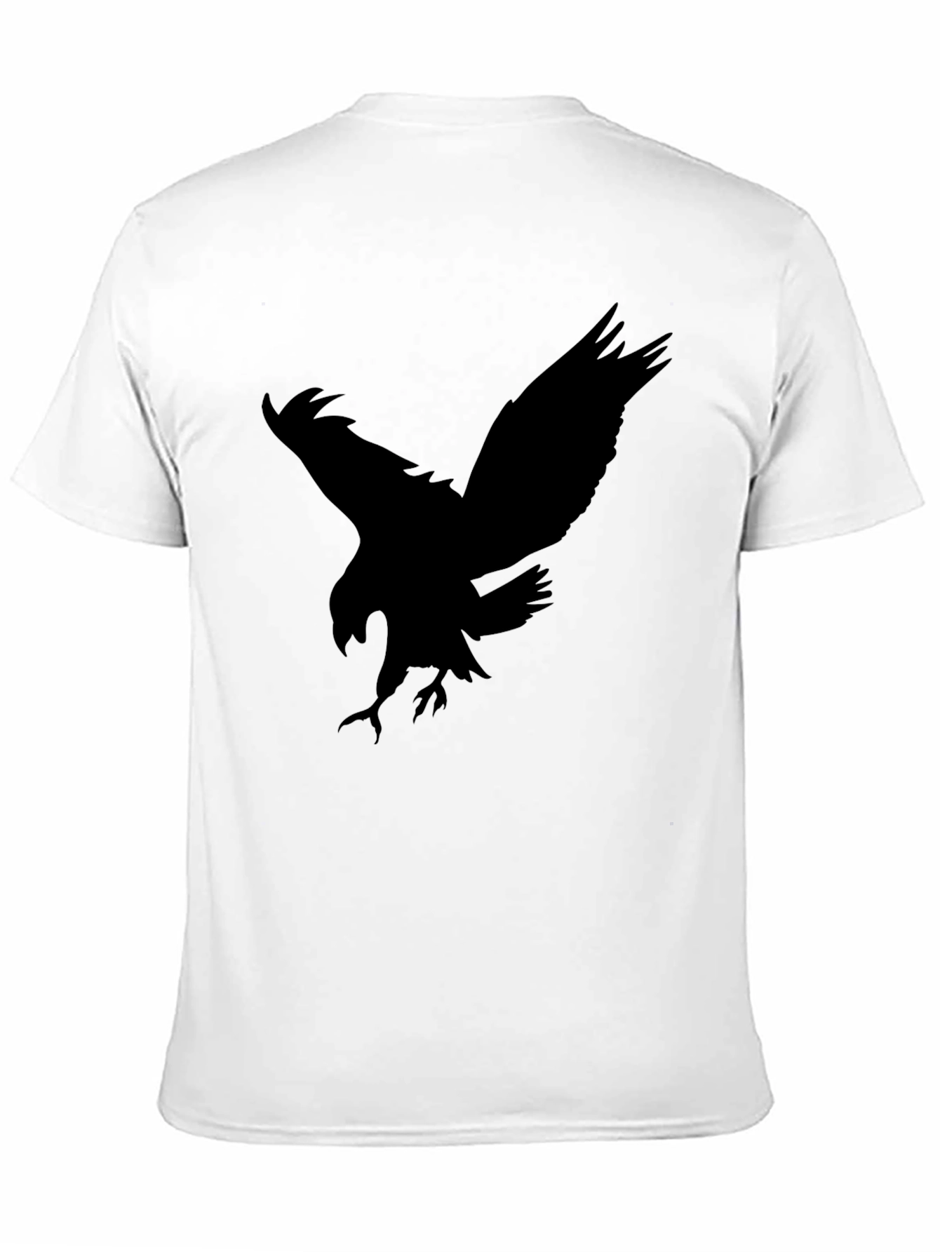 Eagle Silhouette Graphic Black Tee