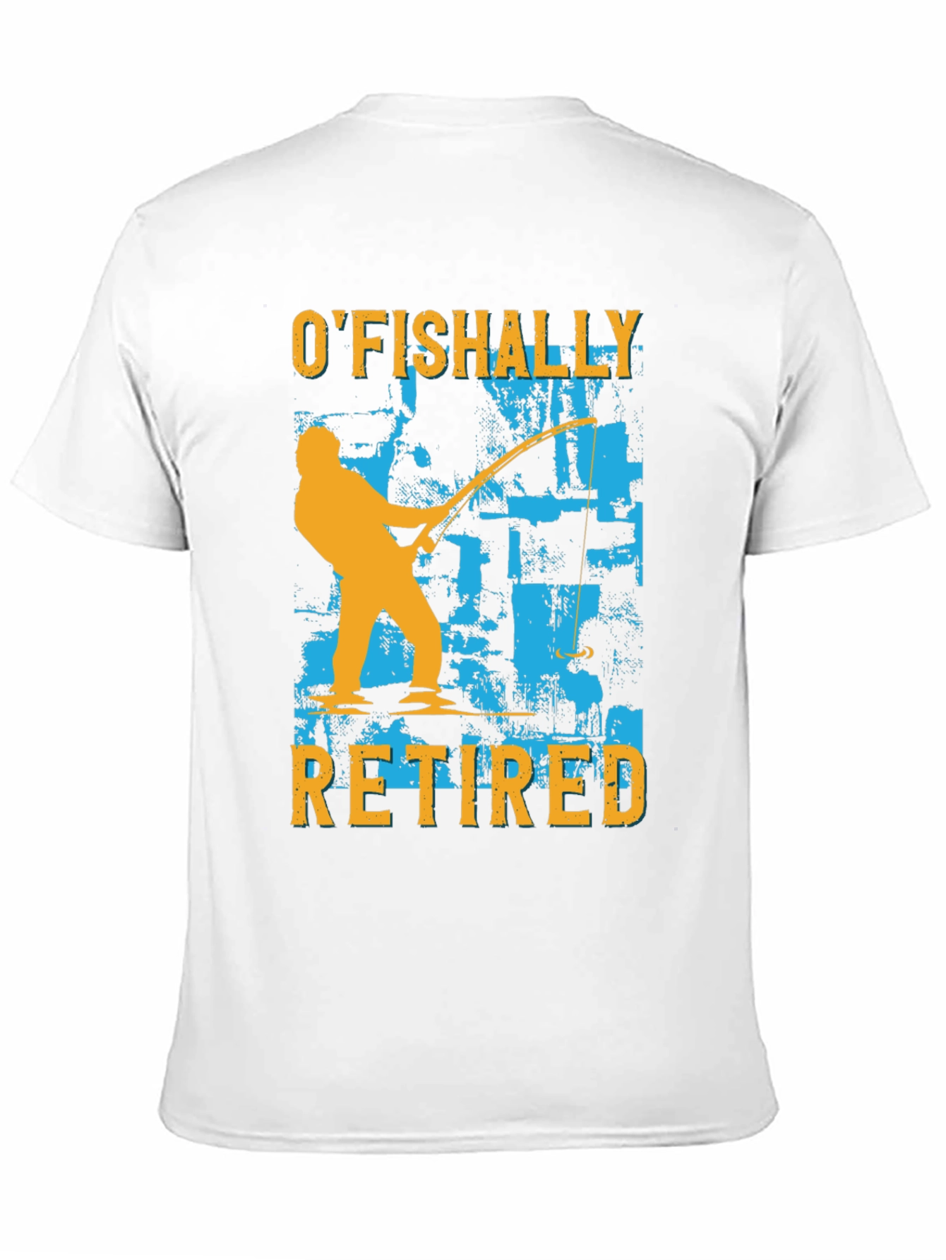 OFishally Retired Mens T-Shirt - Fishing Retirement Tee
