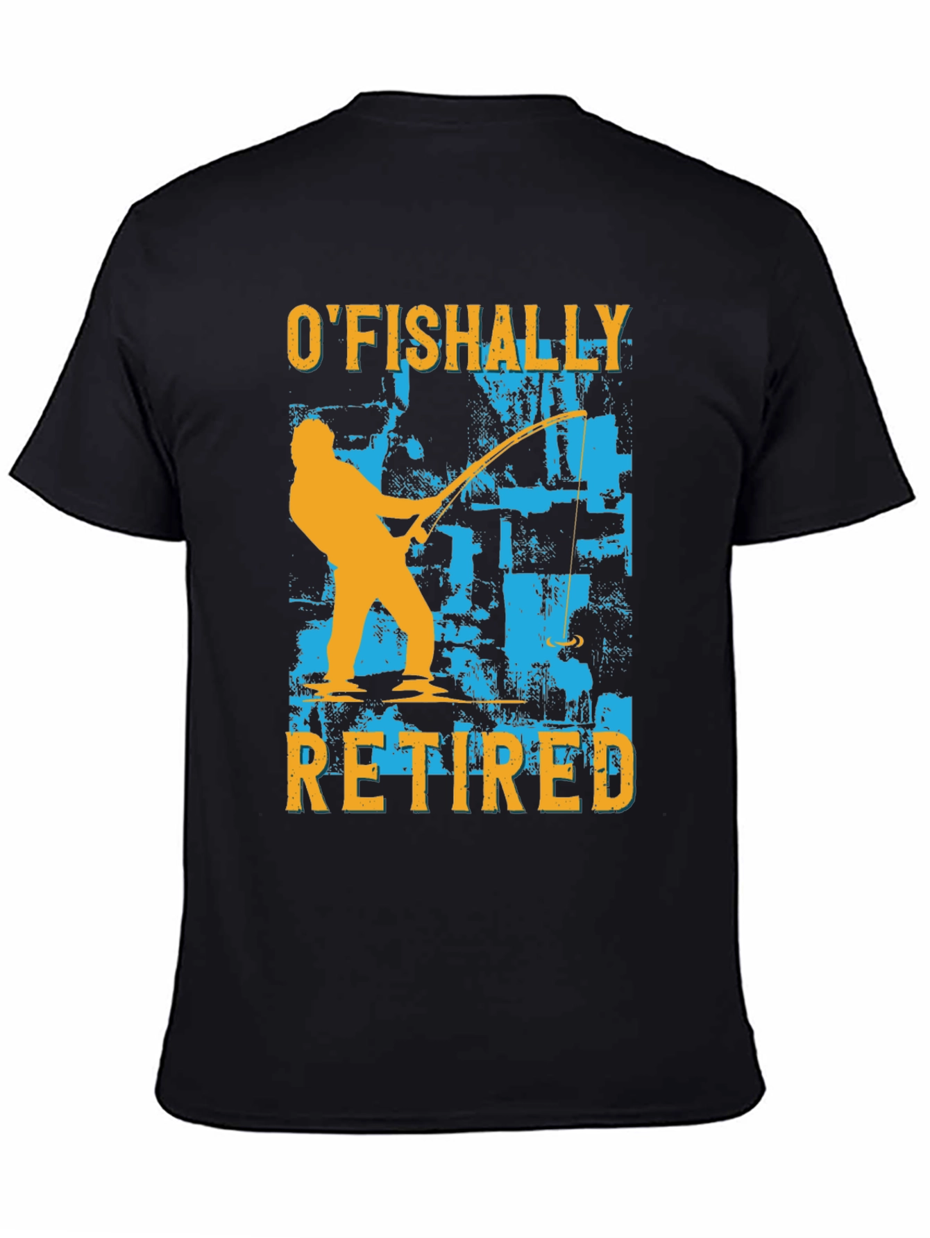 OFishally Retired Mens T-Shirt - Fishing Retirement Tee