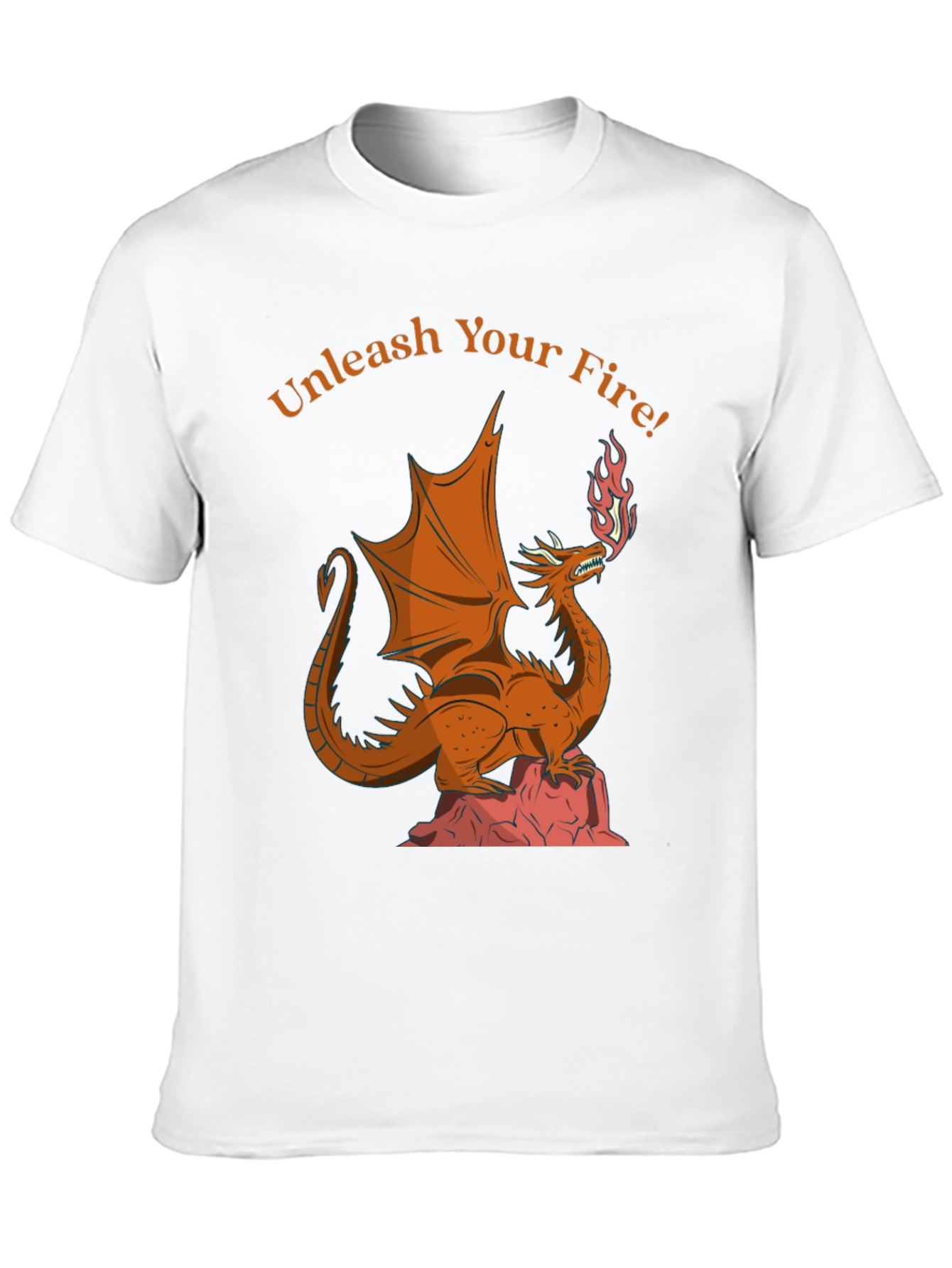 Unleash Your Fire Dragon Graphic Tee