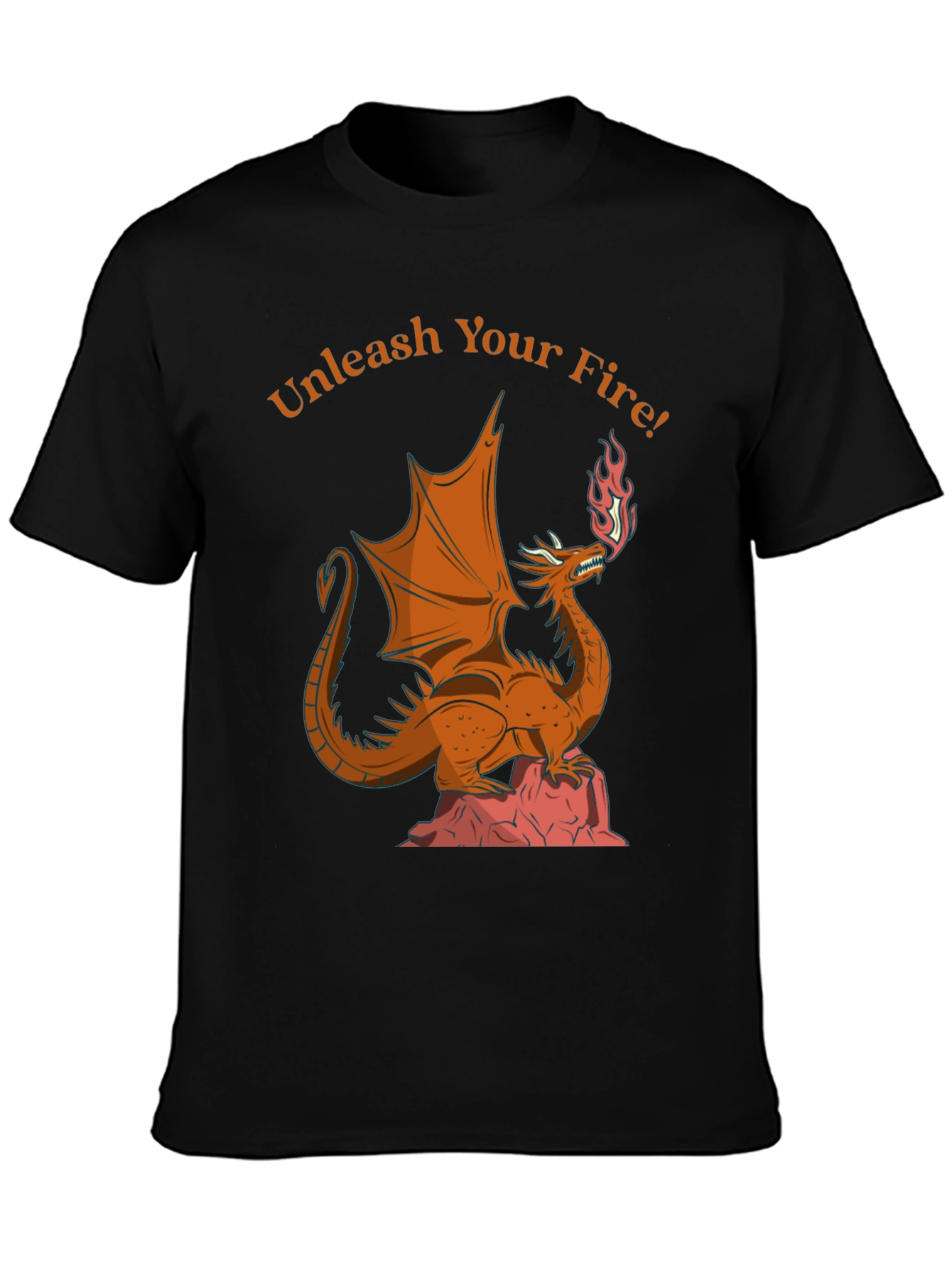 Unleash Your Fire Dragon Graphic Tee