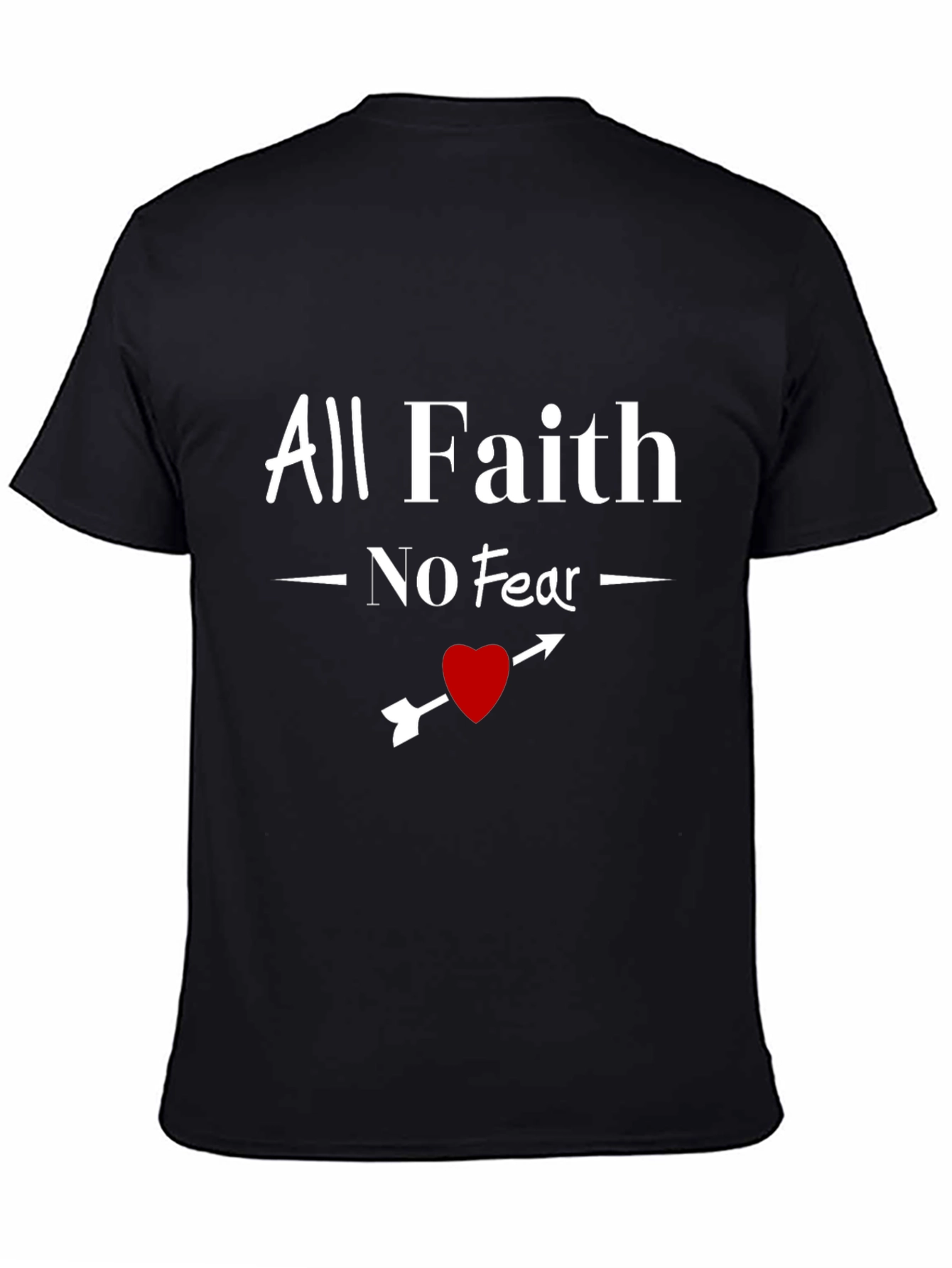 Faith Over Fear Graphic Tee - Stylish Christian Apparel