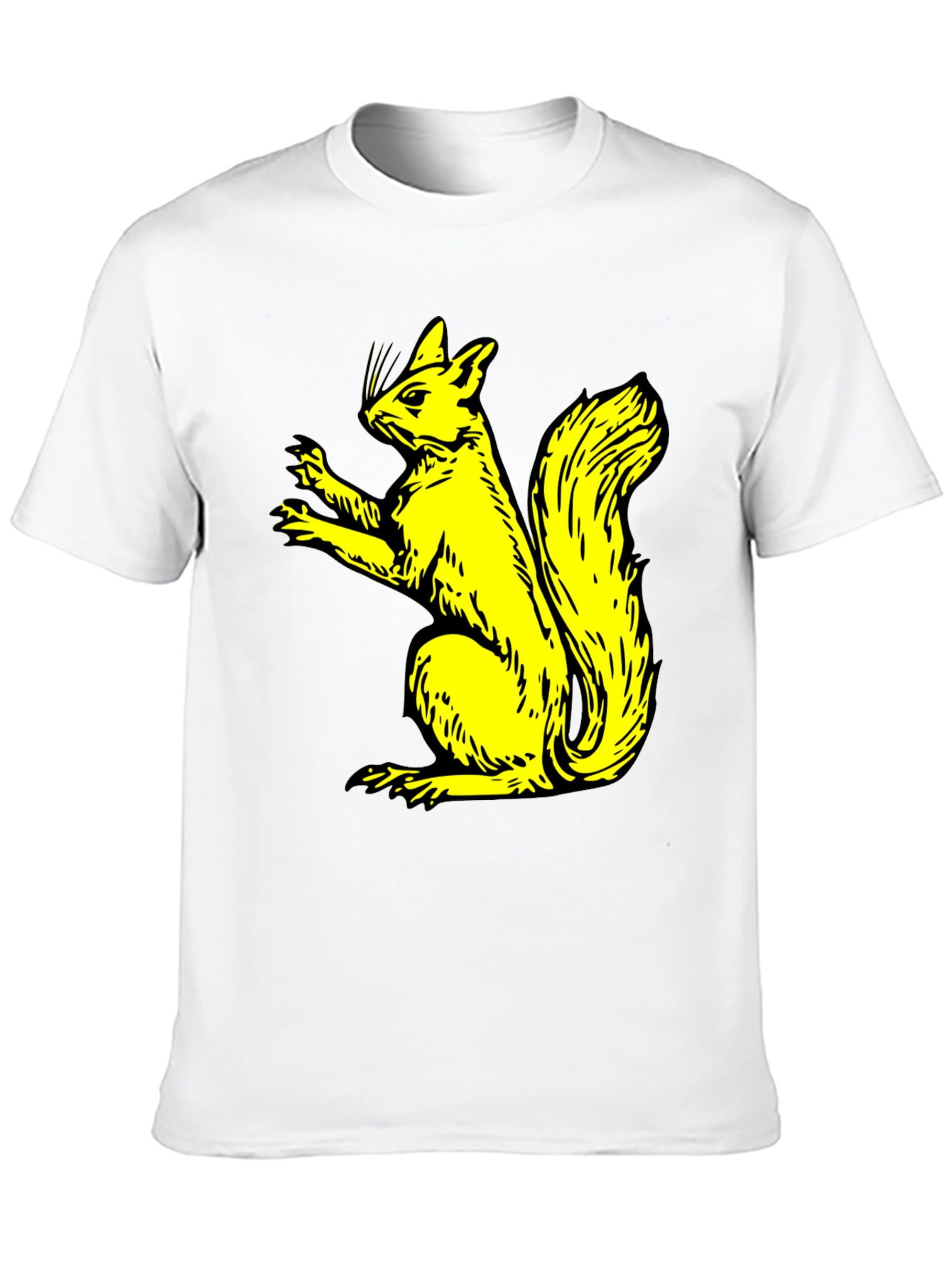 Squirrel Graphic Black T-Shirt