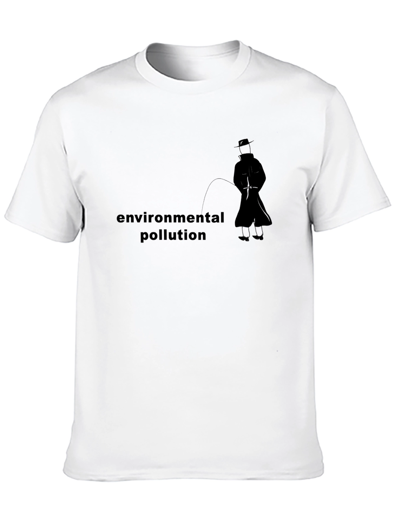 Environmental Pollution Graphic Black Tee