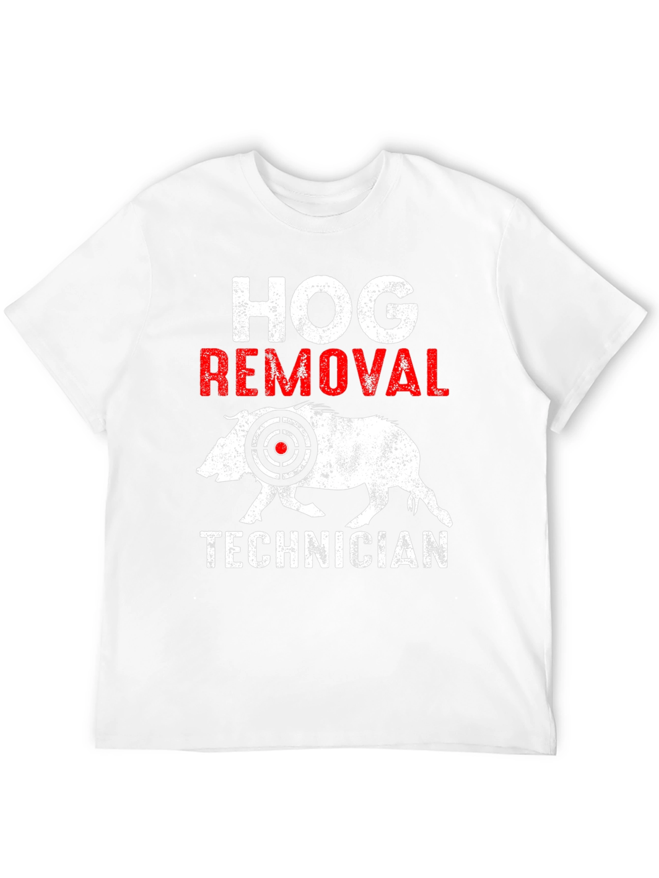Hog Removal Technician Graphic Tee - Hunting Apparel