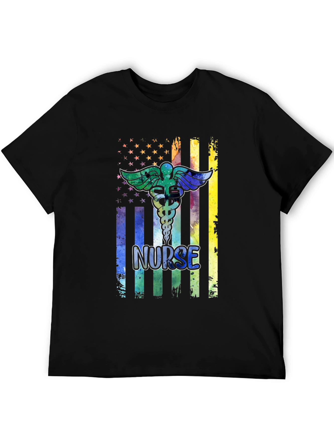 Nurse American Flag T-Shirt