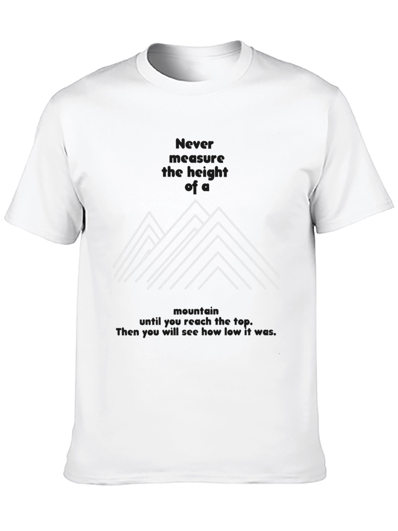 Mountain Graphic Tee - Black Short Sleeve