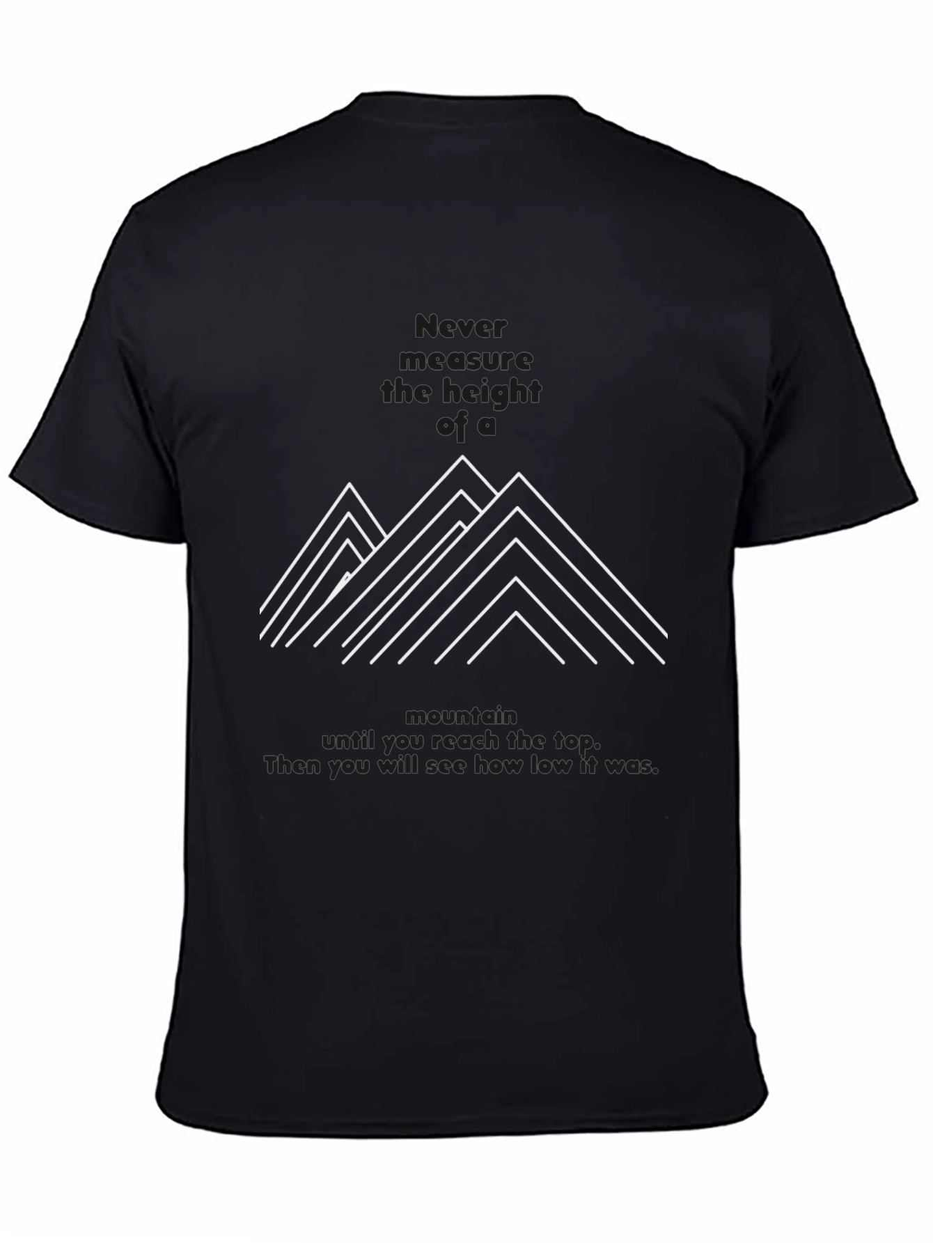 Mountain Graphic Tee - Black Short Sleeve